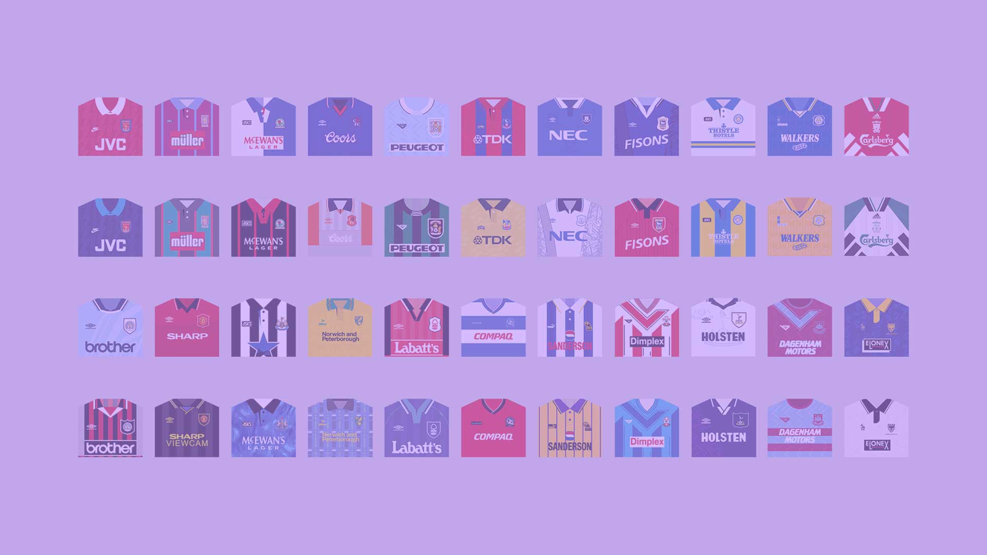 The 1994-95 Premier League shirts rated