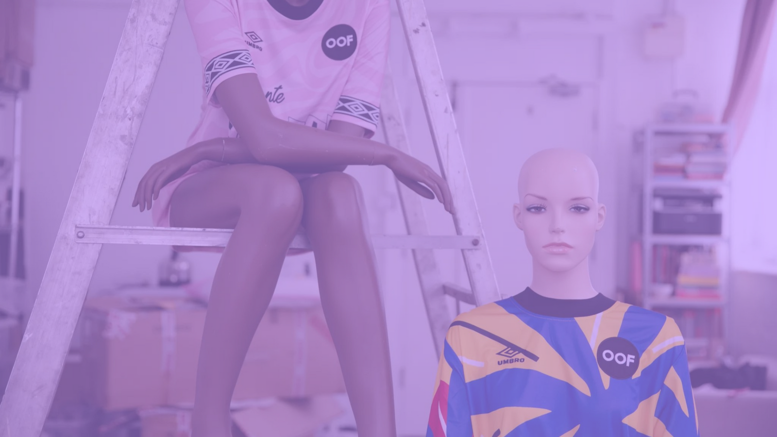 Limited edition OOF x Umbro shirts are an artistic delight
