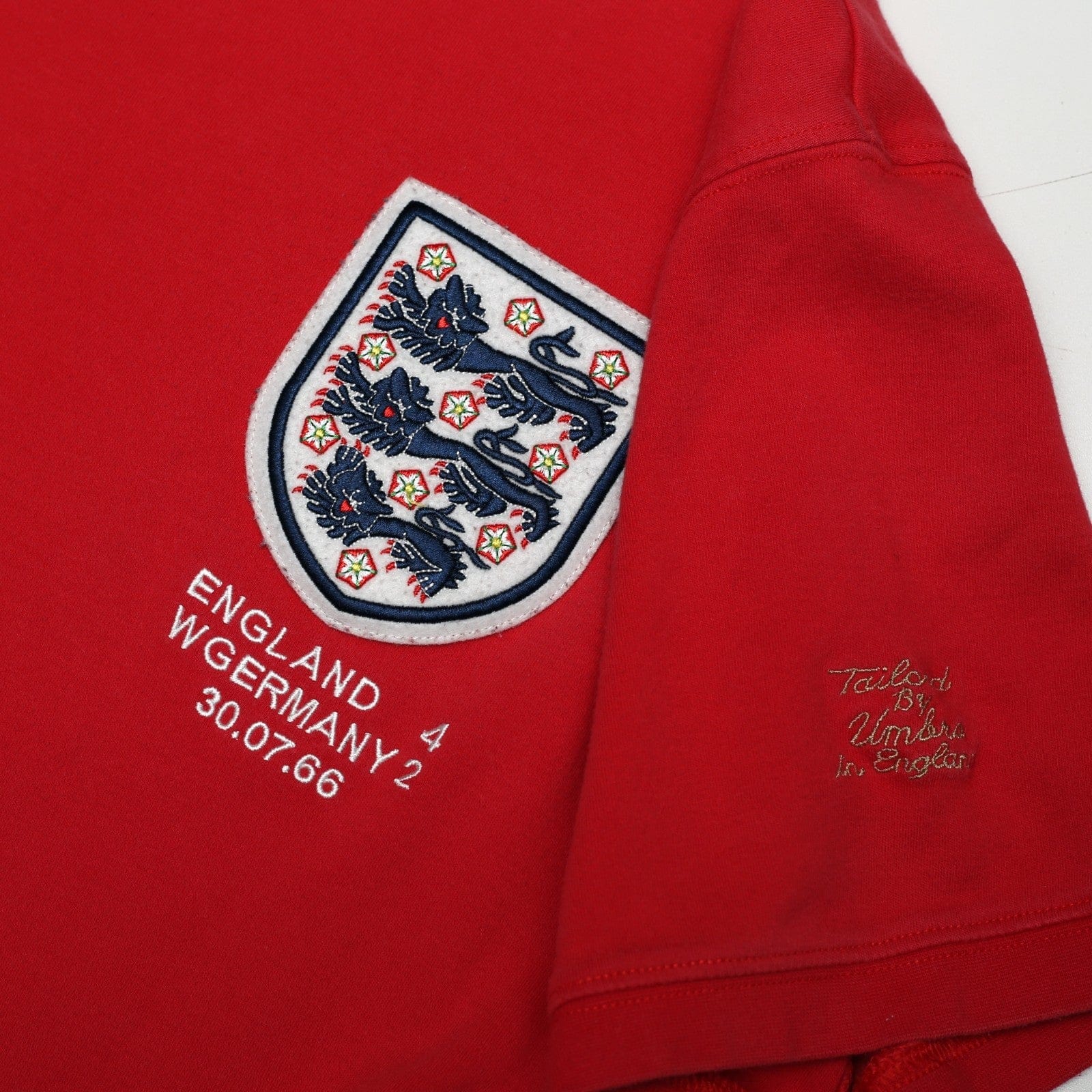1966 England Reto Umbro World Cup 66 Away Football Shirt (M)