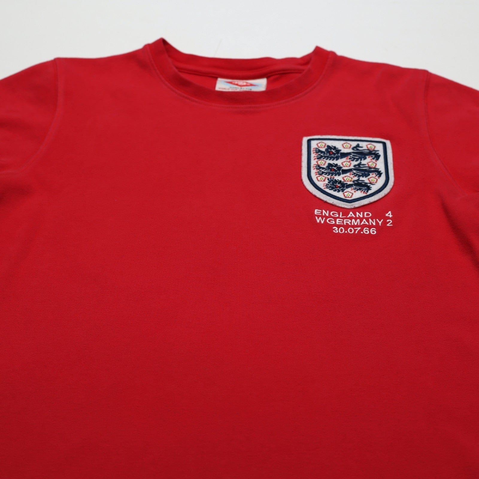1966 England Reto Umbro World Cup 66 Away Football Shirt (M)