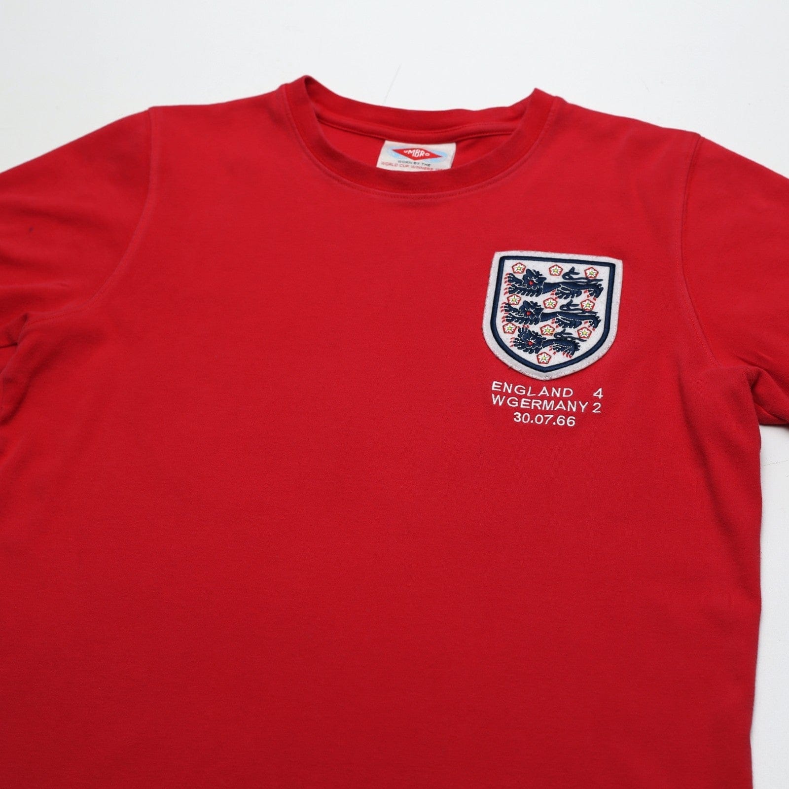 1966 England Reto Umbro World Cup 66 Away Football Shirt (M)