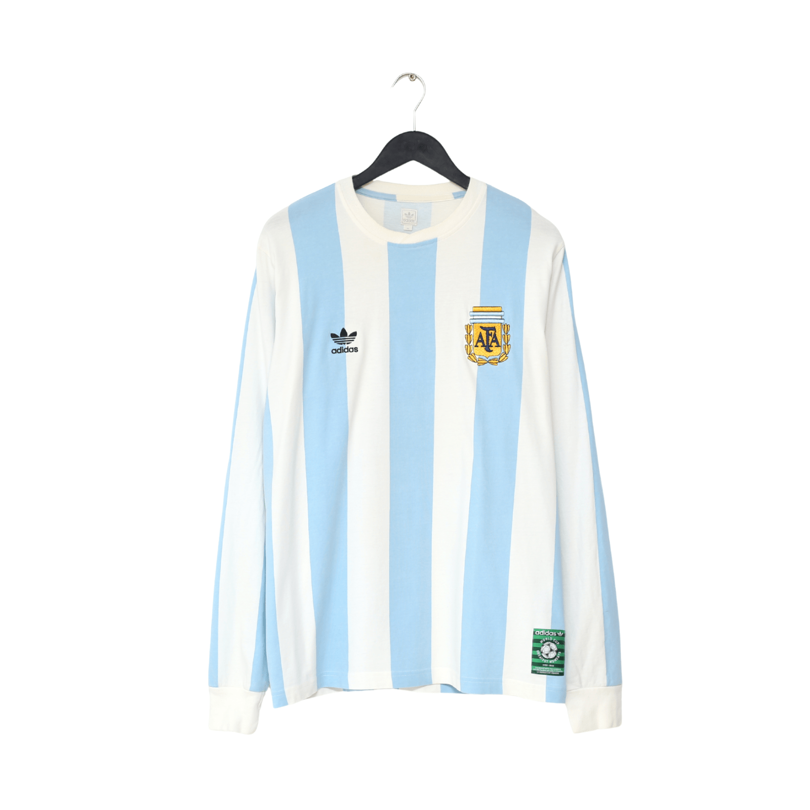 1978 ARGENTINA Retro adidas Originals LS Home Football Shirt (L/XL)