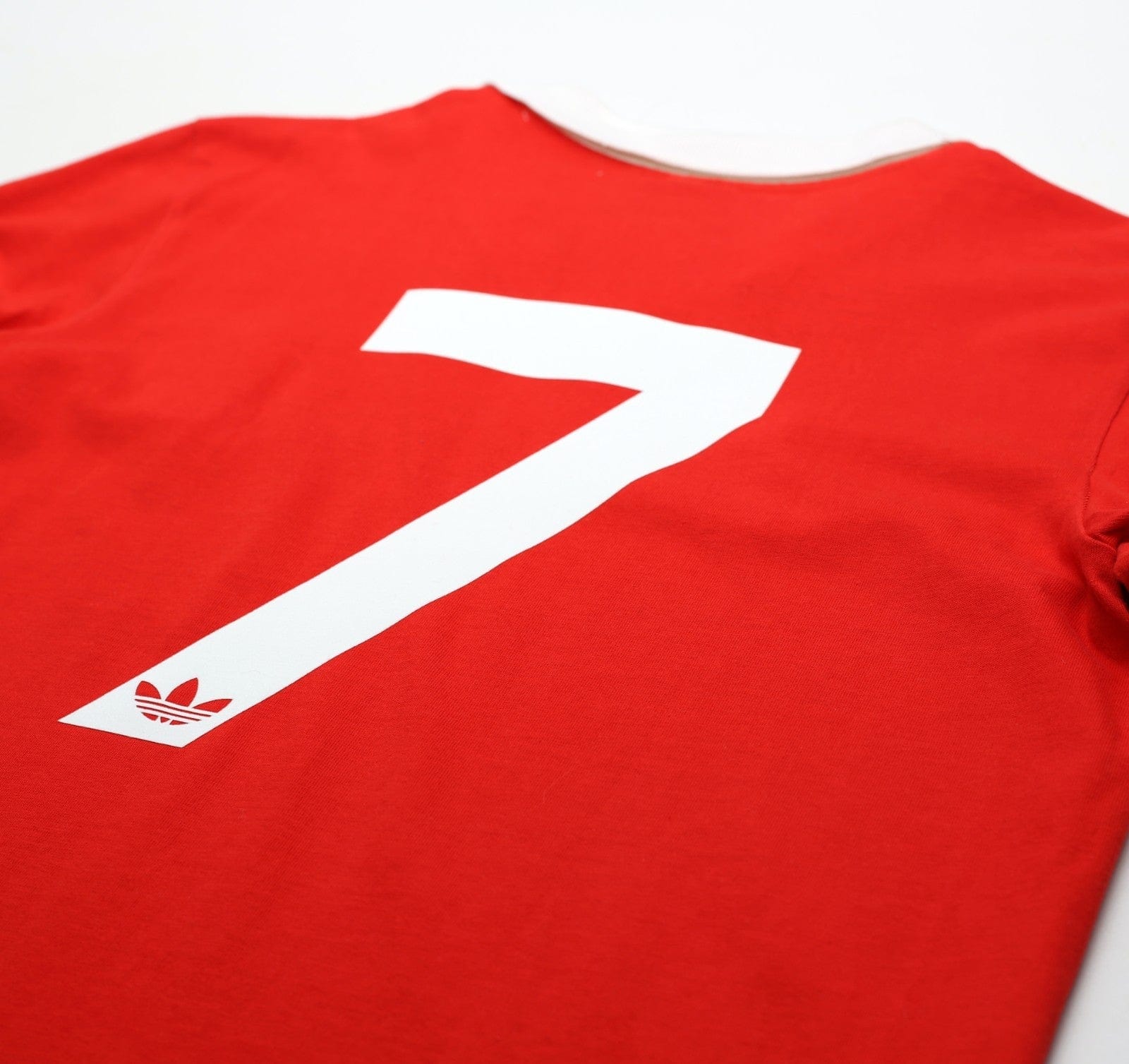 1980/82 ROBSON #7 Manchester United adidas Originals Home Football Shirt (S/M)