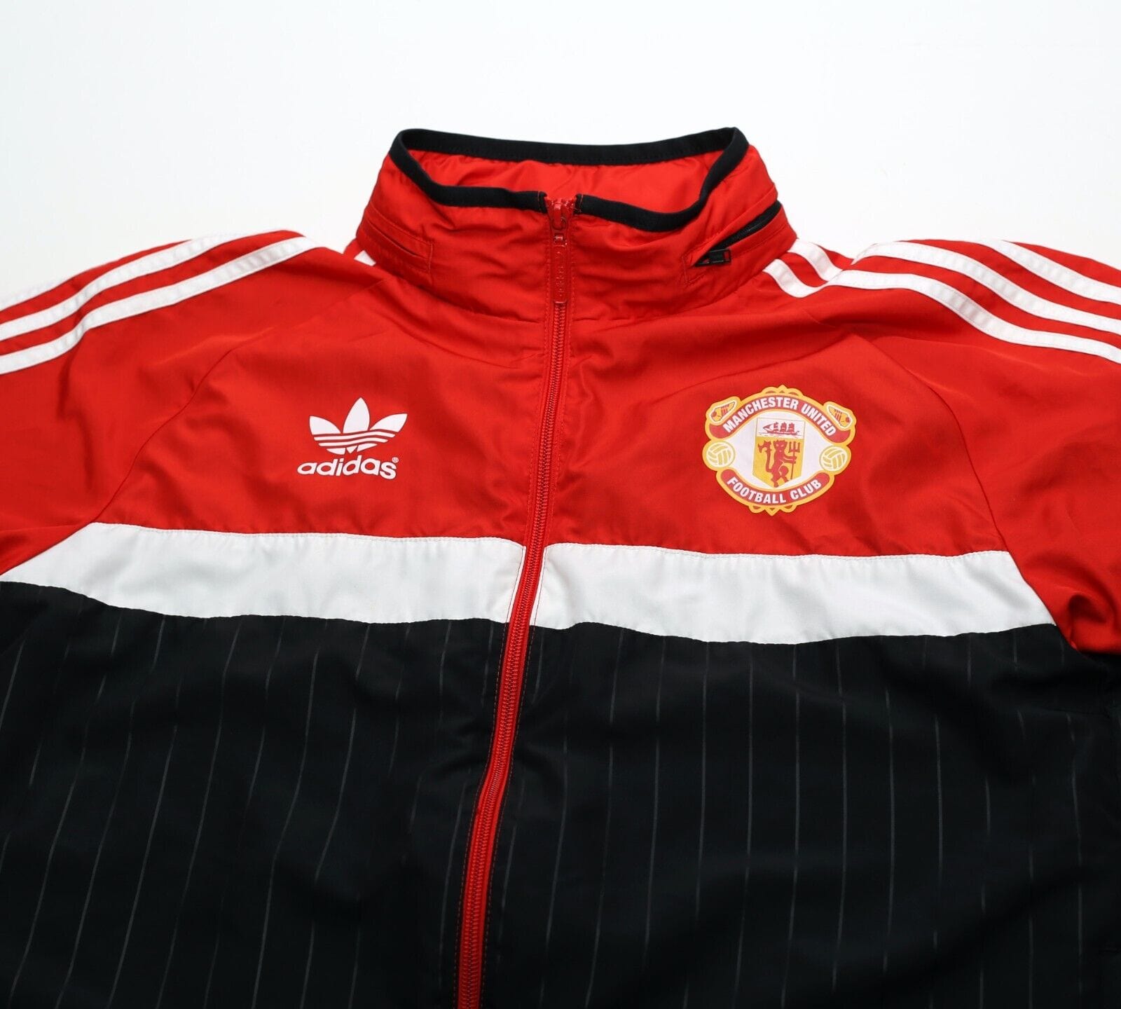 1980s Style MANCHESTER UNITED Vintage Retro adidas Originals Jacket (M)