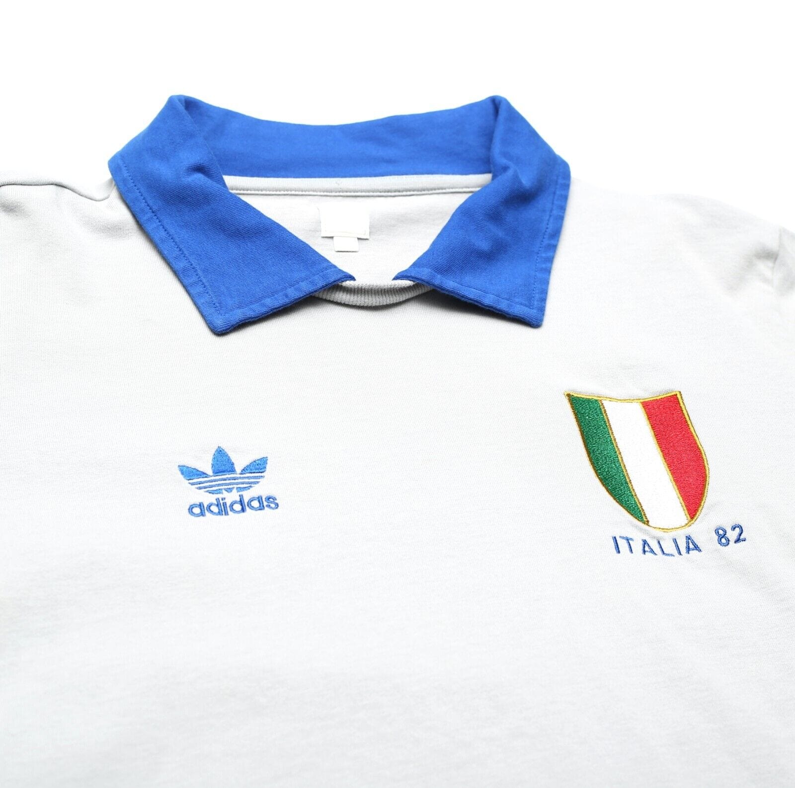 1982 ZOFF #1 Italy Vintage adidas Originals Home GK Football Shirt (M) WC 82