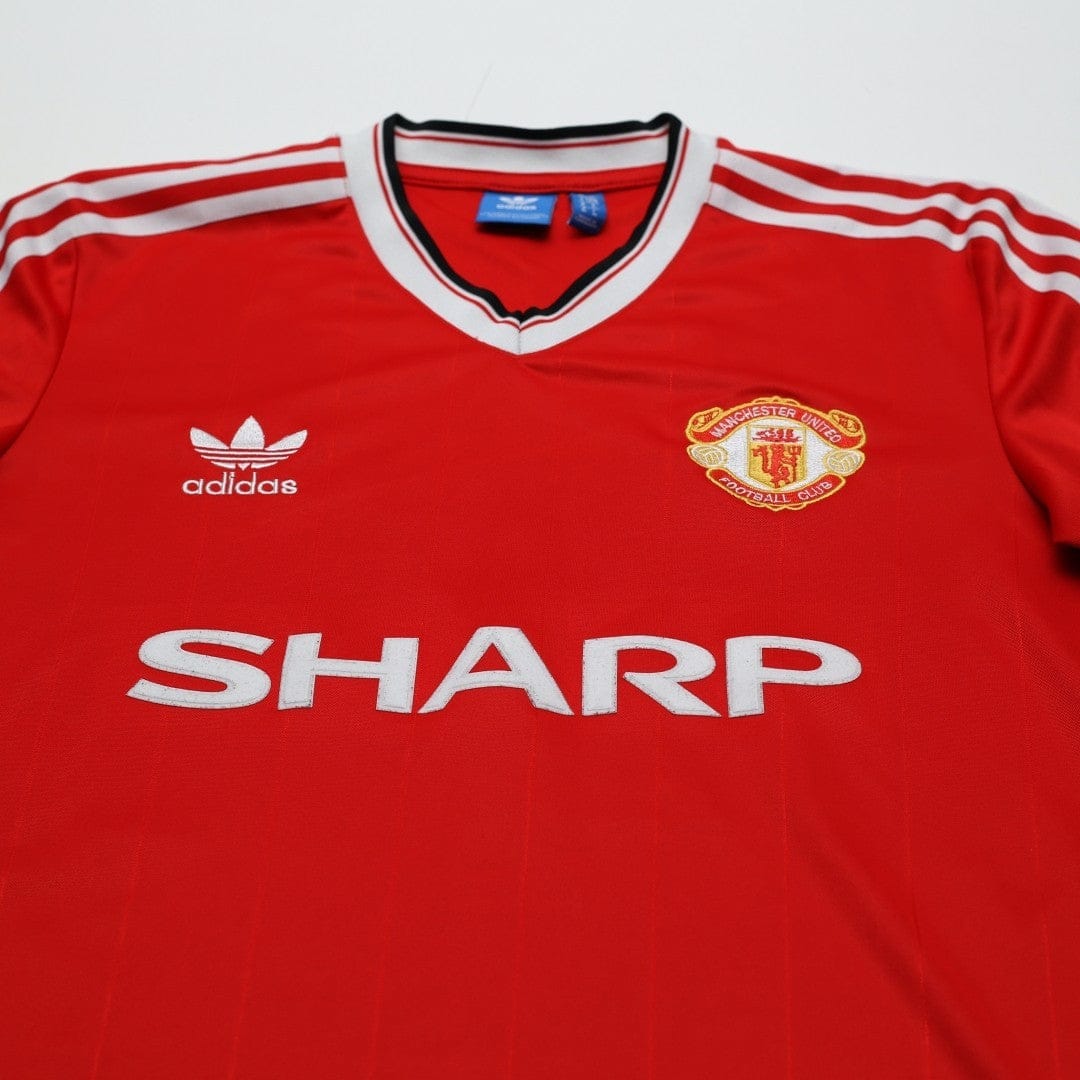 1983/84 Robson #7 Manchester United adidas Originals Home Football Shirt (S/M)