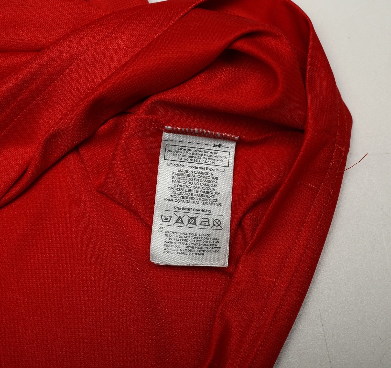 1983/84 ROBSON #7 Manchester United Home adidas Originals Football Shirt (M/L)