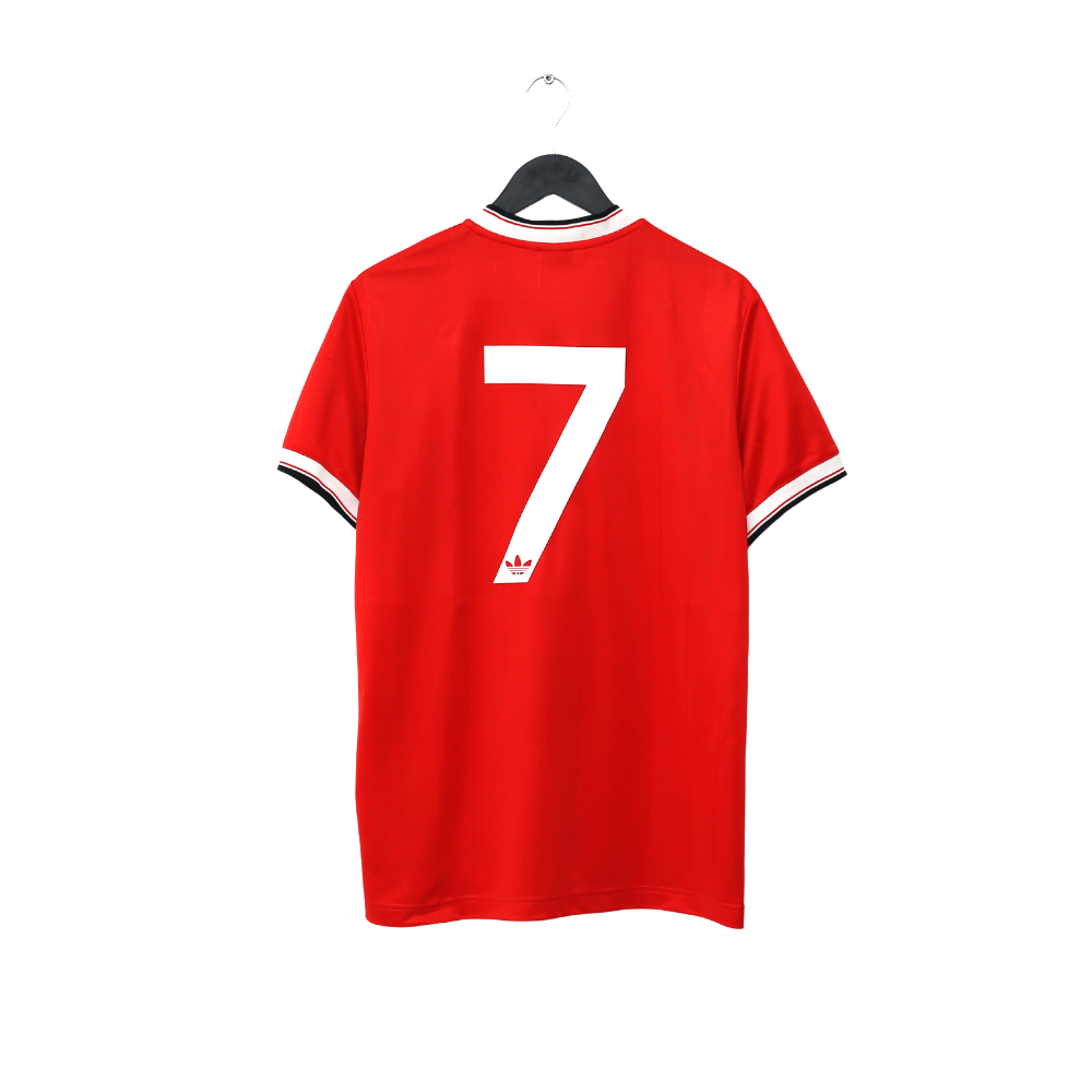 1983/84 ROBSON #7 Manchester United Home adidas Originals Football Shirt (M/L)