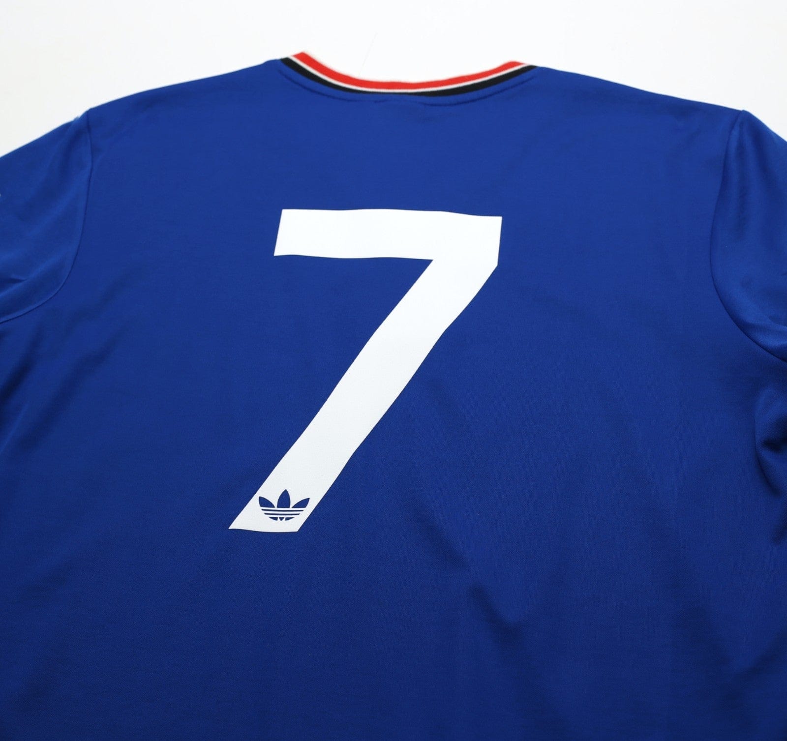 1984/85 ROBSON #7 Manchester United adidas Originals Away Football Shirt (L/XL)