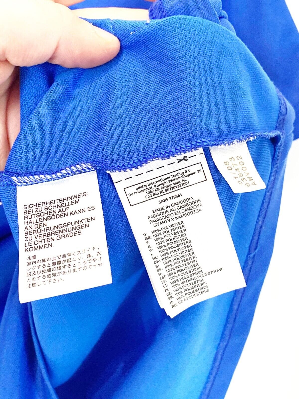 1984 FRANCE Retro adidas Originals Home Football Shirt (M) Platini Era