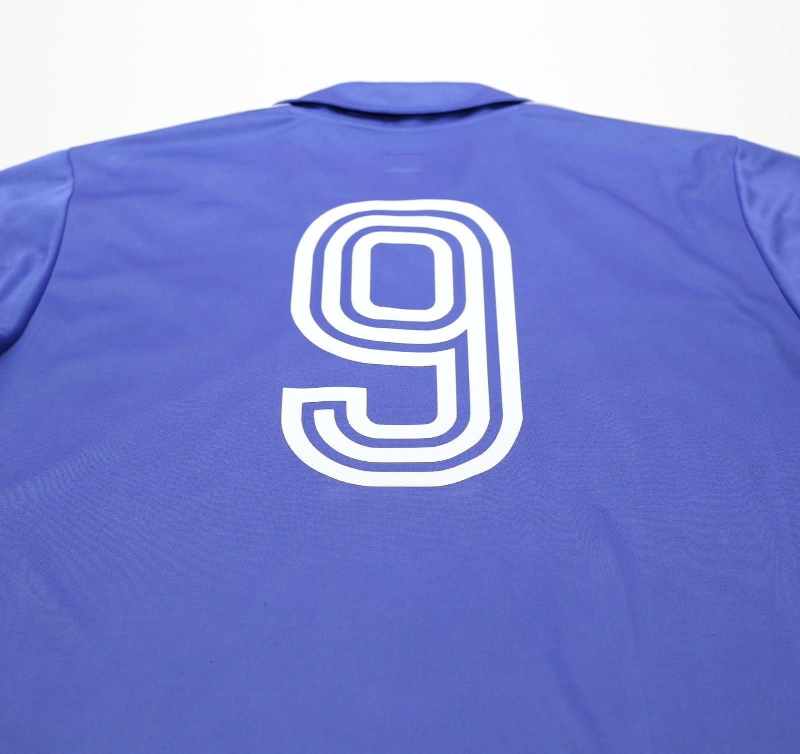 1985/86 SANCHEZ #9 Real Madrid Retro adidas Originals LS Away Football Shirt (L)