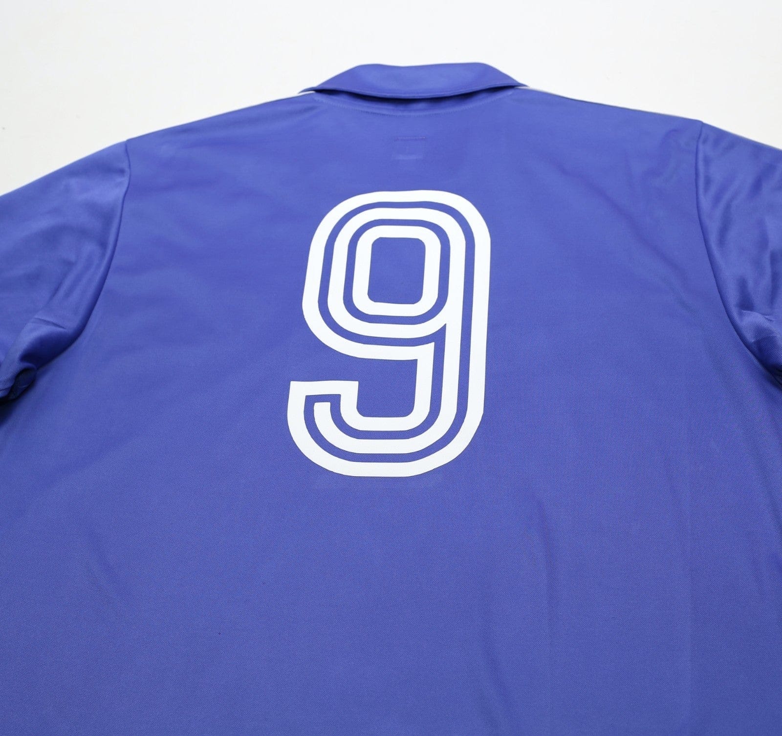 1985/86 SANCHEZ #9 Real Madrid Retro adidas Originals LS Away Football Shirt (L)