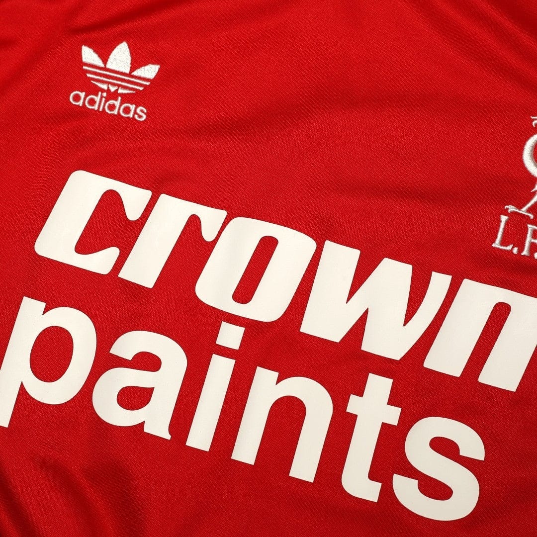 1985/87 Dalglish #7 Liverpool Retro adidas Originals L/S Home Football Shirt M/L