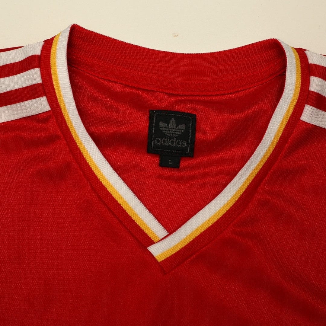 1985/87 Dalglish #7 Liverpool Retro adidas Originals L/S Home Football Shirt M/L