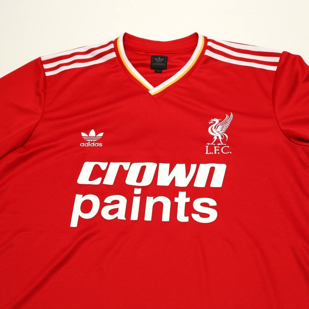 1985/87 Dalglish #7 Liverpool Retro adidas Originals L/S Home Football Shirt M/L