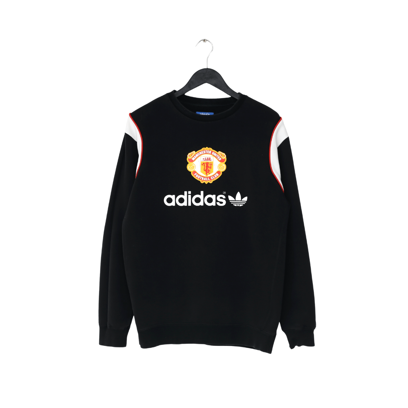 1985 Inspired MANCHESTER UNITED Retro adidas Originals Sweatshirt (L)