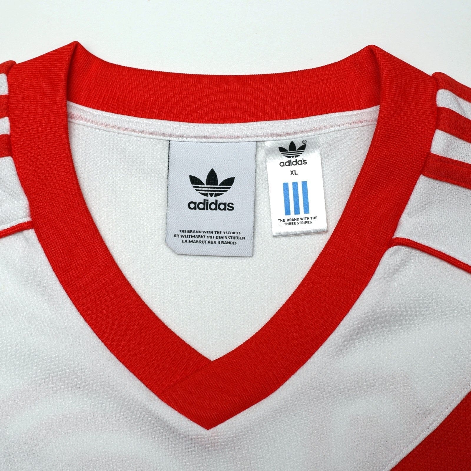 1985' River Plate #10 Retro adidas Originals Home Football Shirt (XL)