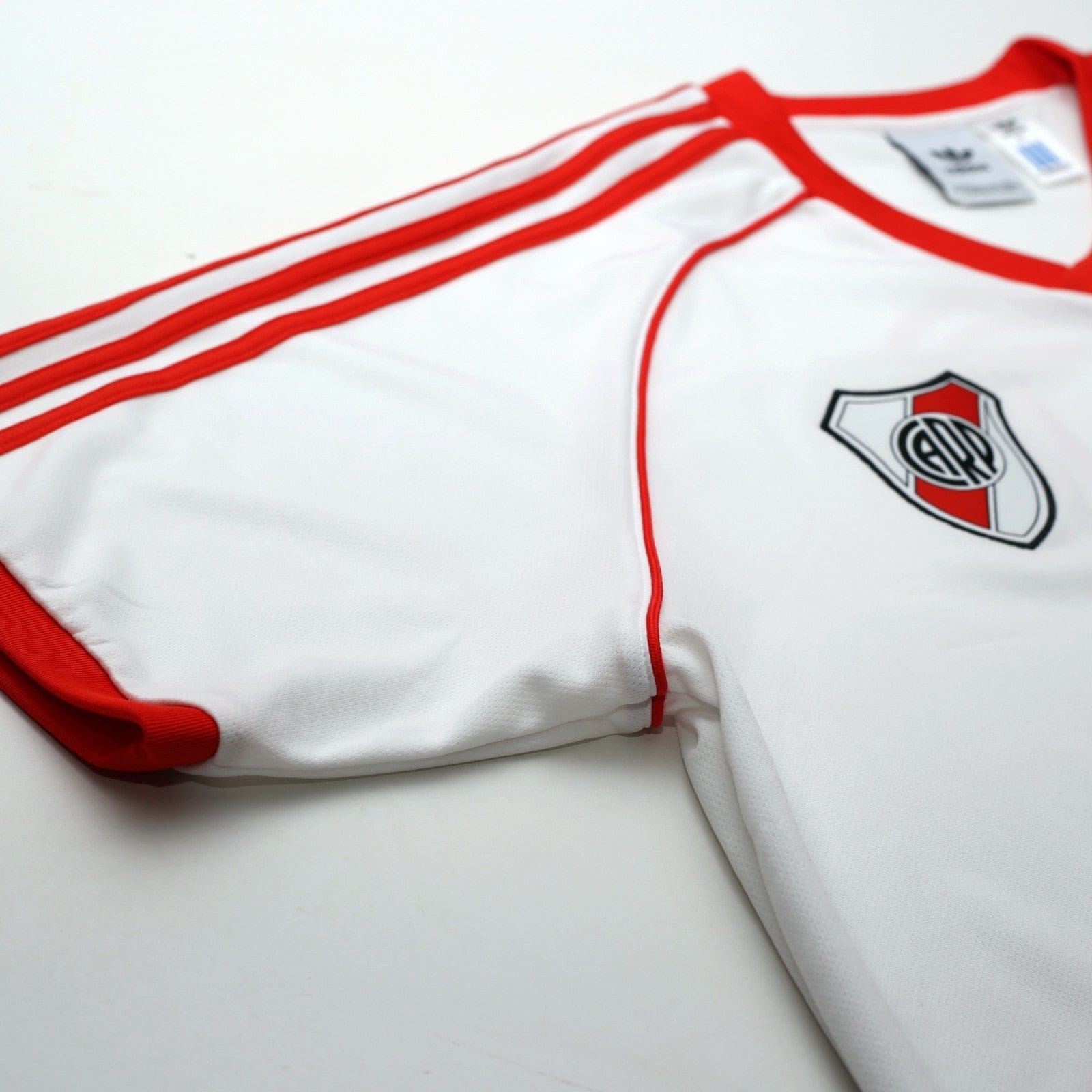 1985' River Plate #10 Retro adidas Originals Home Football Shirt (XL)