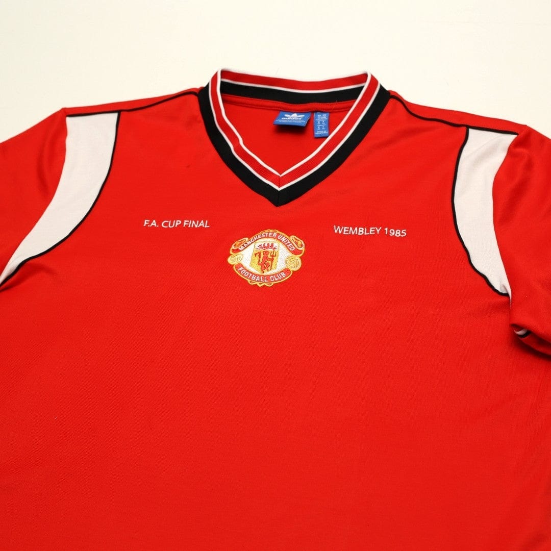 1985 Robson #7 Manchester United adidas Originals FA Cup Football Shirt (L/XL)