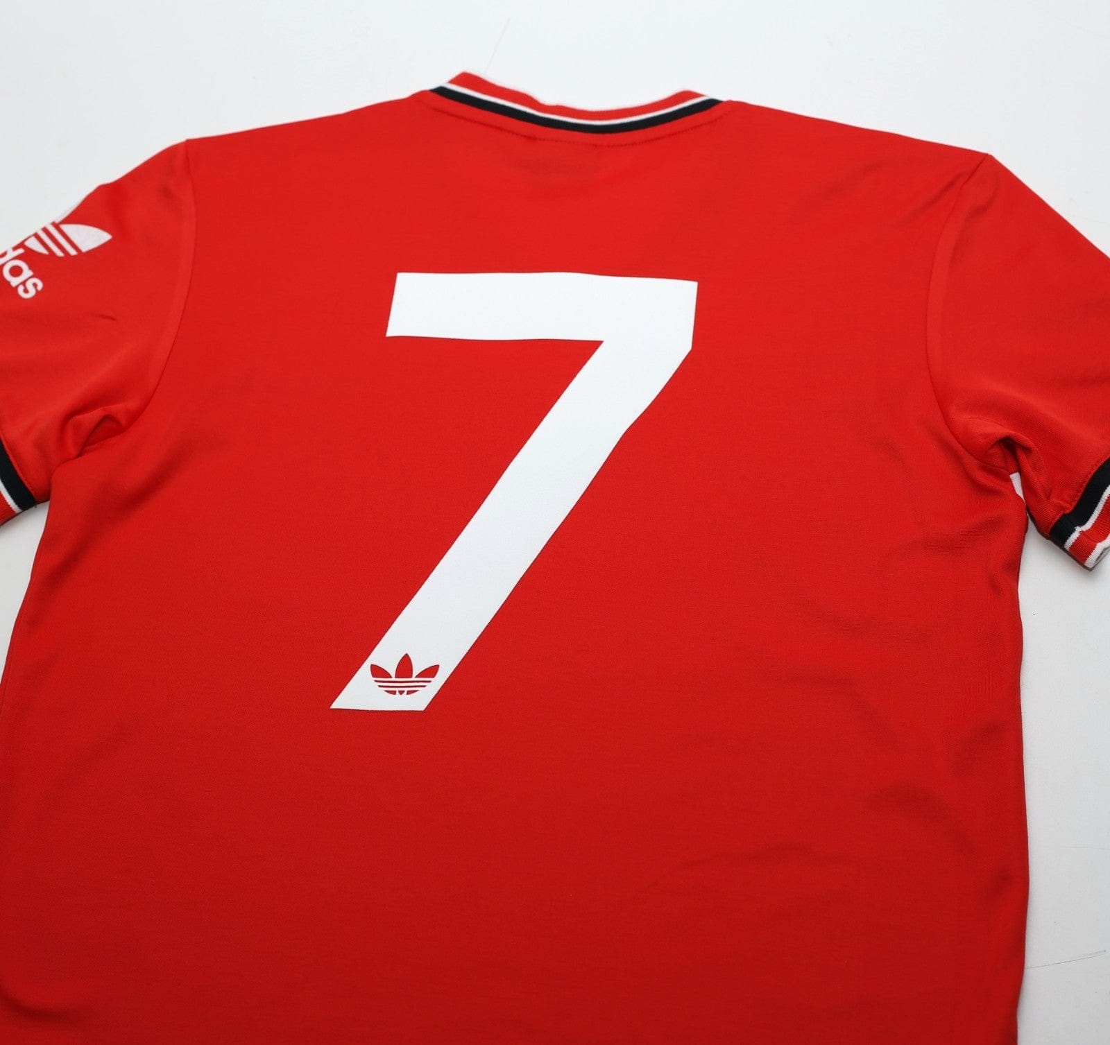 1985 ROBSON #7 Manchester United adidas Originals FA Cup Football Shirt (S/M)