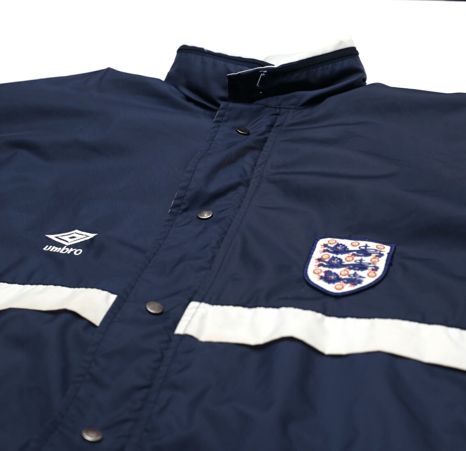 1986 ENGLAND Vintage Umbro Training Rain Jacket (M) Bobby Robson Era