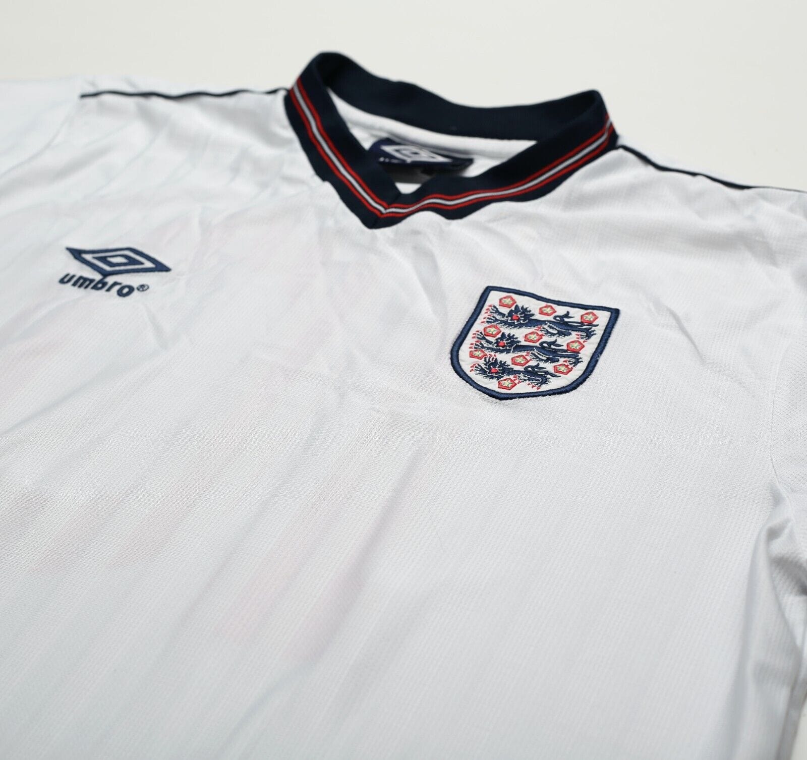 1986 LINEKER England #10 Retro Umbro Home Football Shirt (L) Mexico World Cup