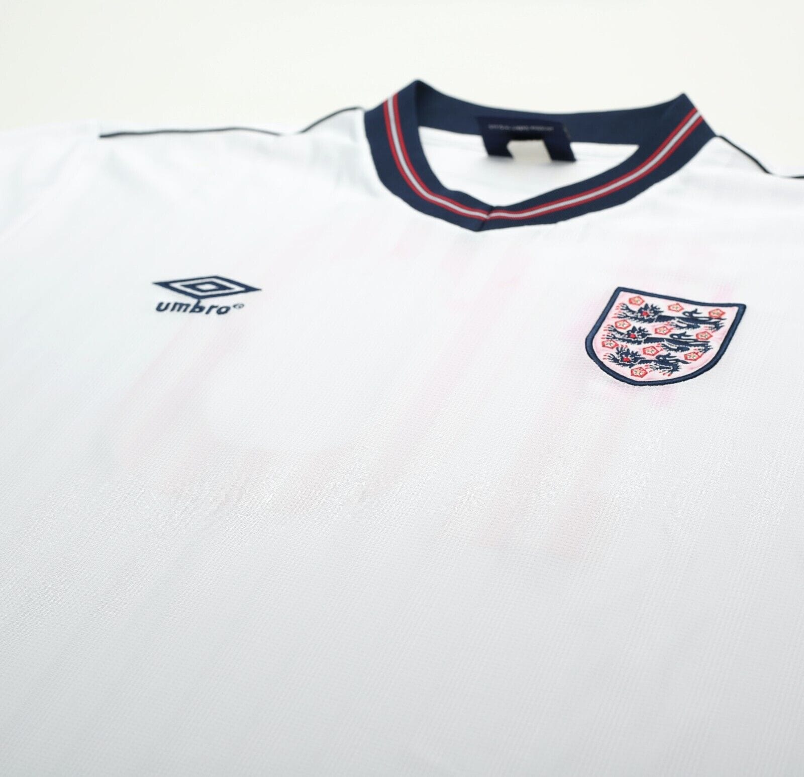 1986 LINEKER England #10 Retro Umbro Home Football Shirt (XL) Mexico World Cup