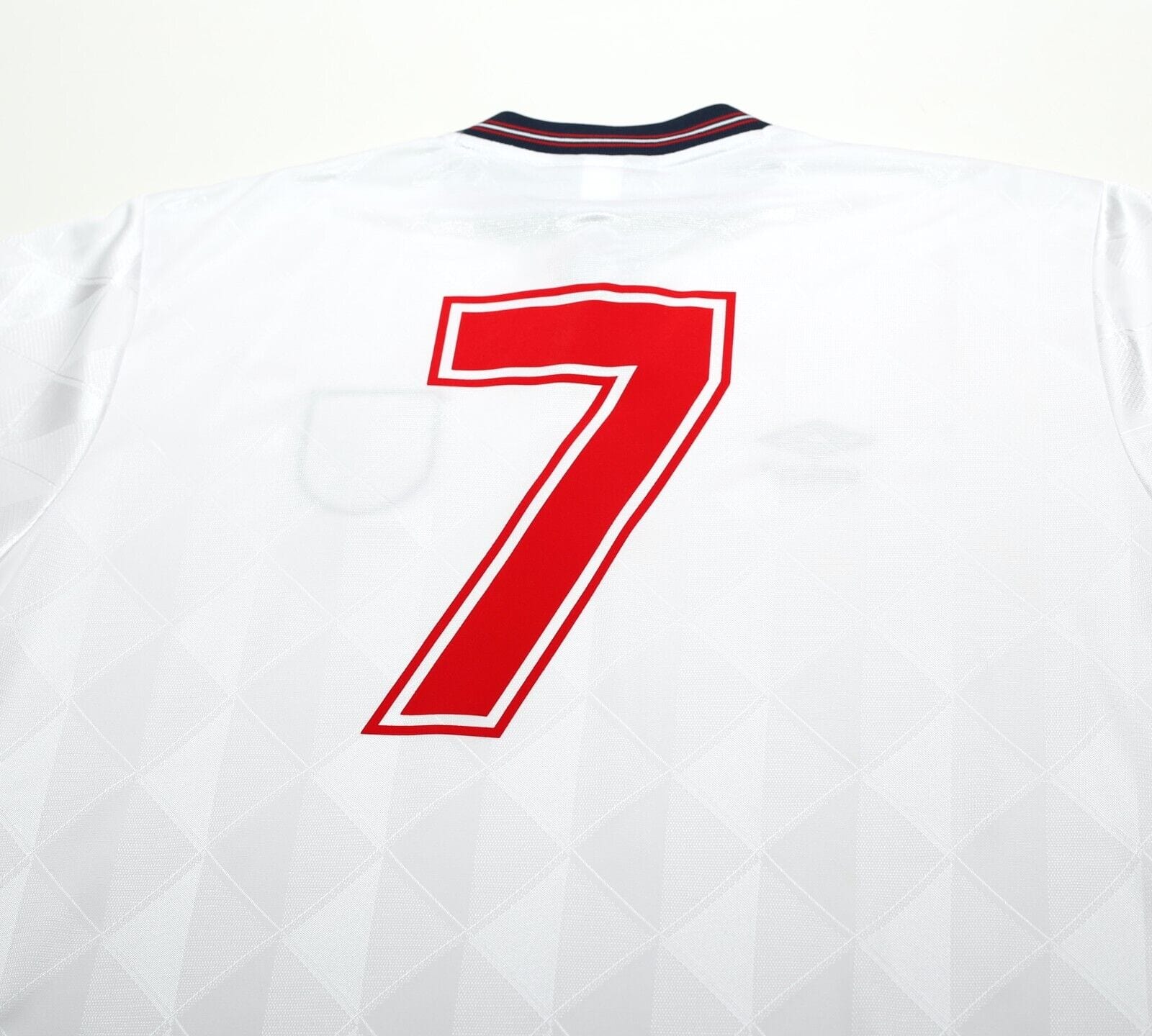 1987/90 ROBSON #7 England Retro Umbro Home Football Shirt (L) EURO 88