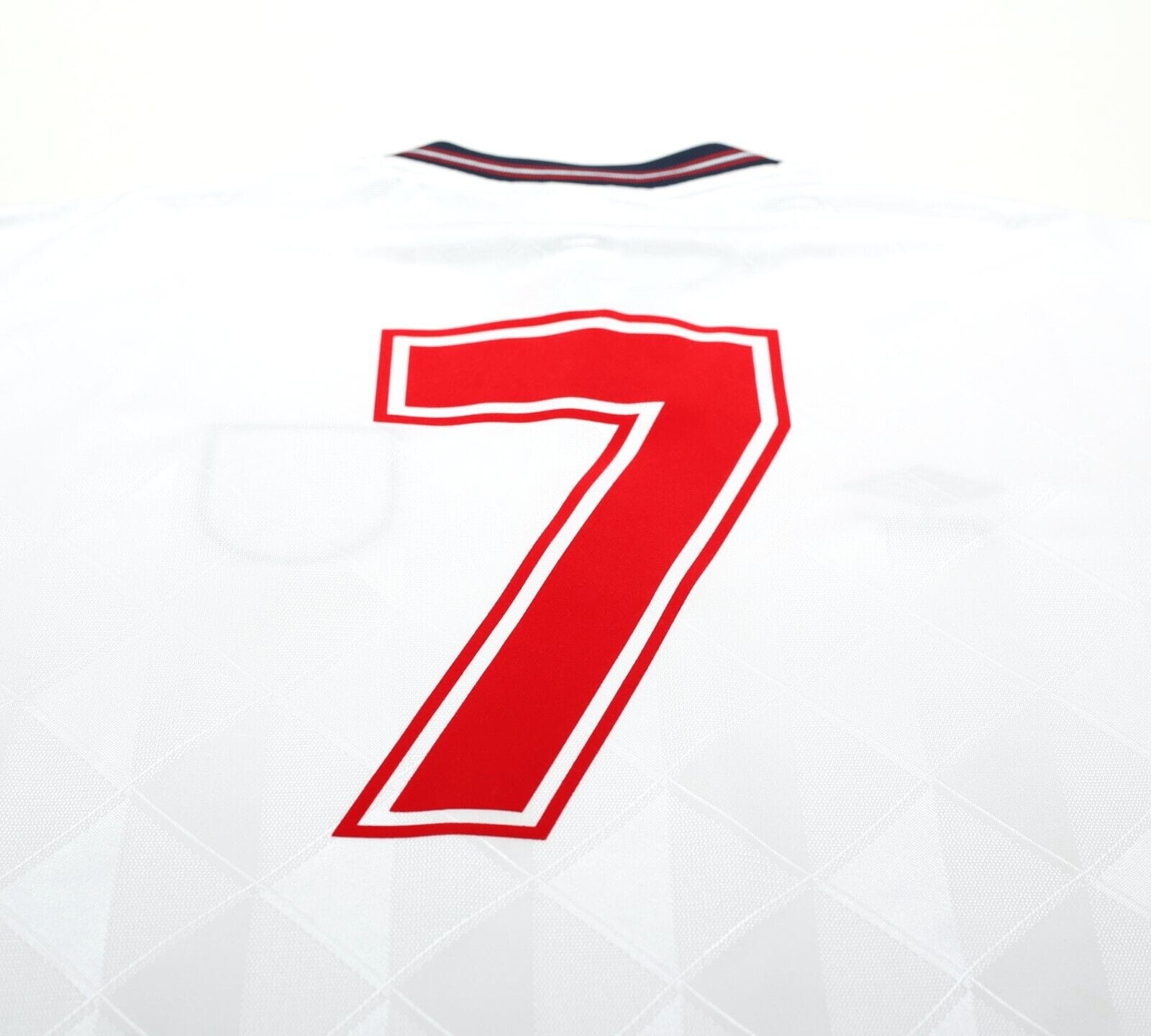 1987/90 ROBSON #7 England Retro Umbro Home Football Shirt (L) EURO 88