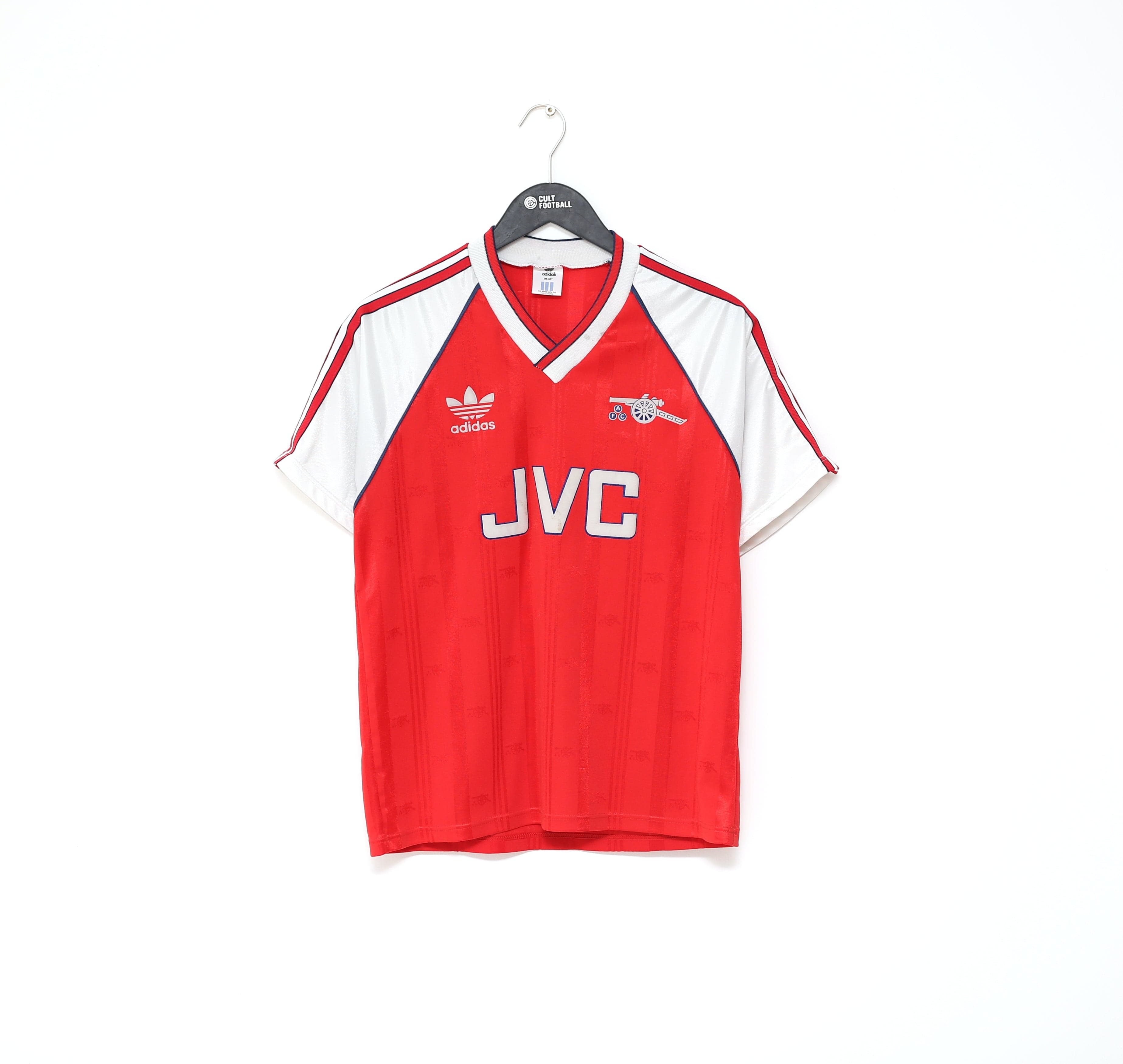 1988/90 ARSENAL Vintage adidas Home Football Shirt (38/40) (S/M) Adams, Rocastle