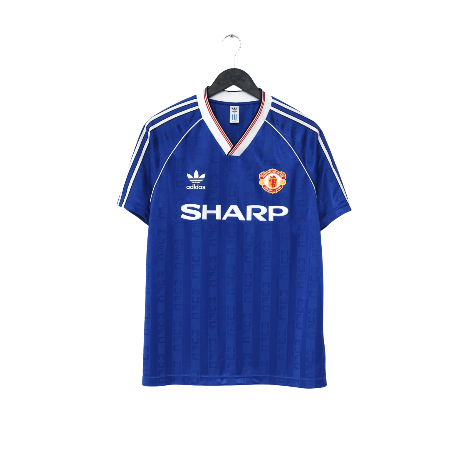 1988/90 Robson #7 Manchester United adidas Originals Away Football Shirt (M)