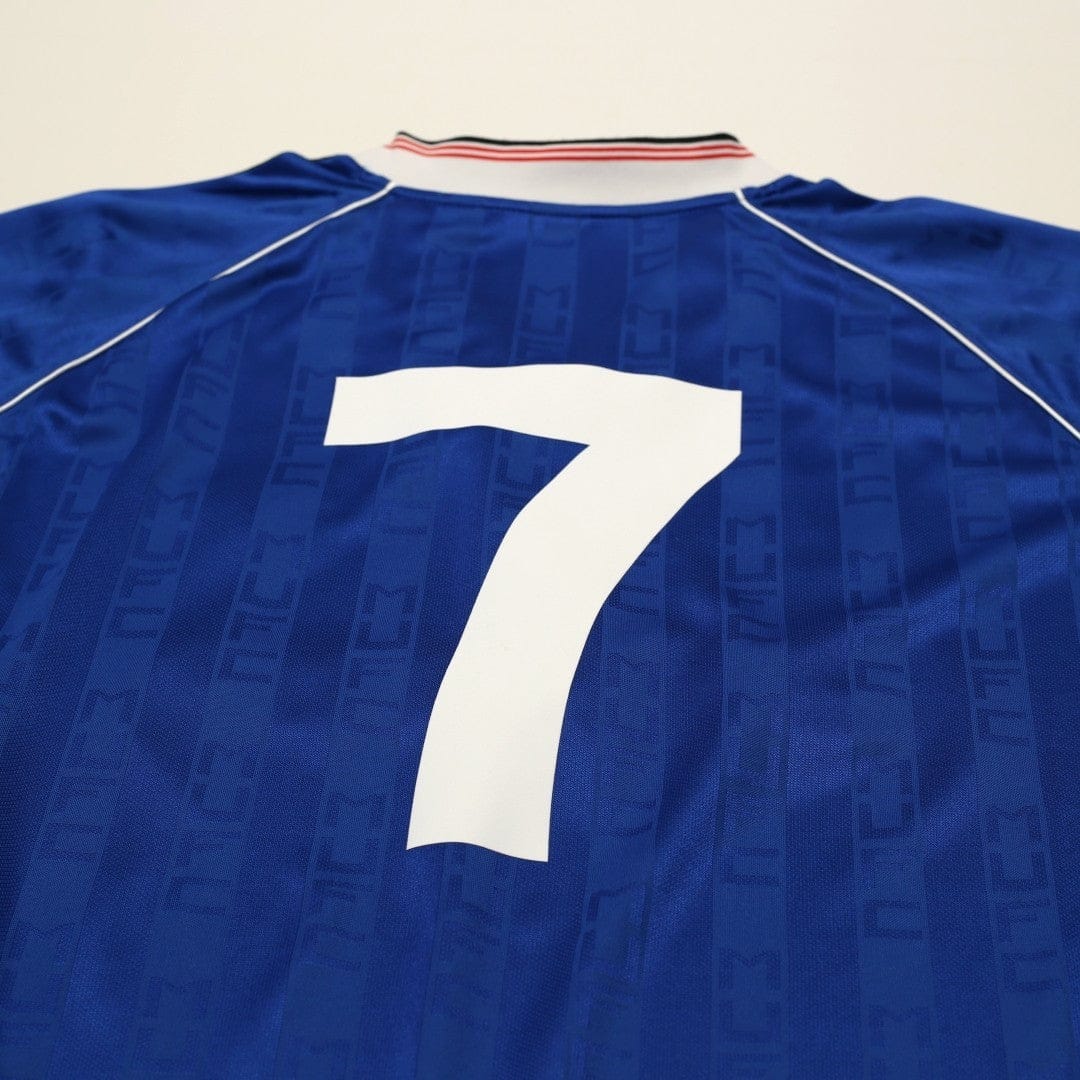 1988/90 Robson #7 Manchester United adidas Originals Away Football Shirt (S)