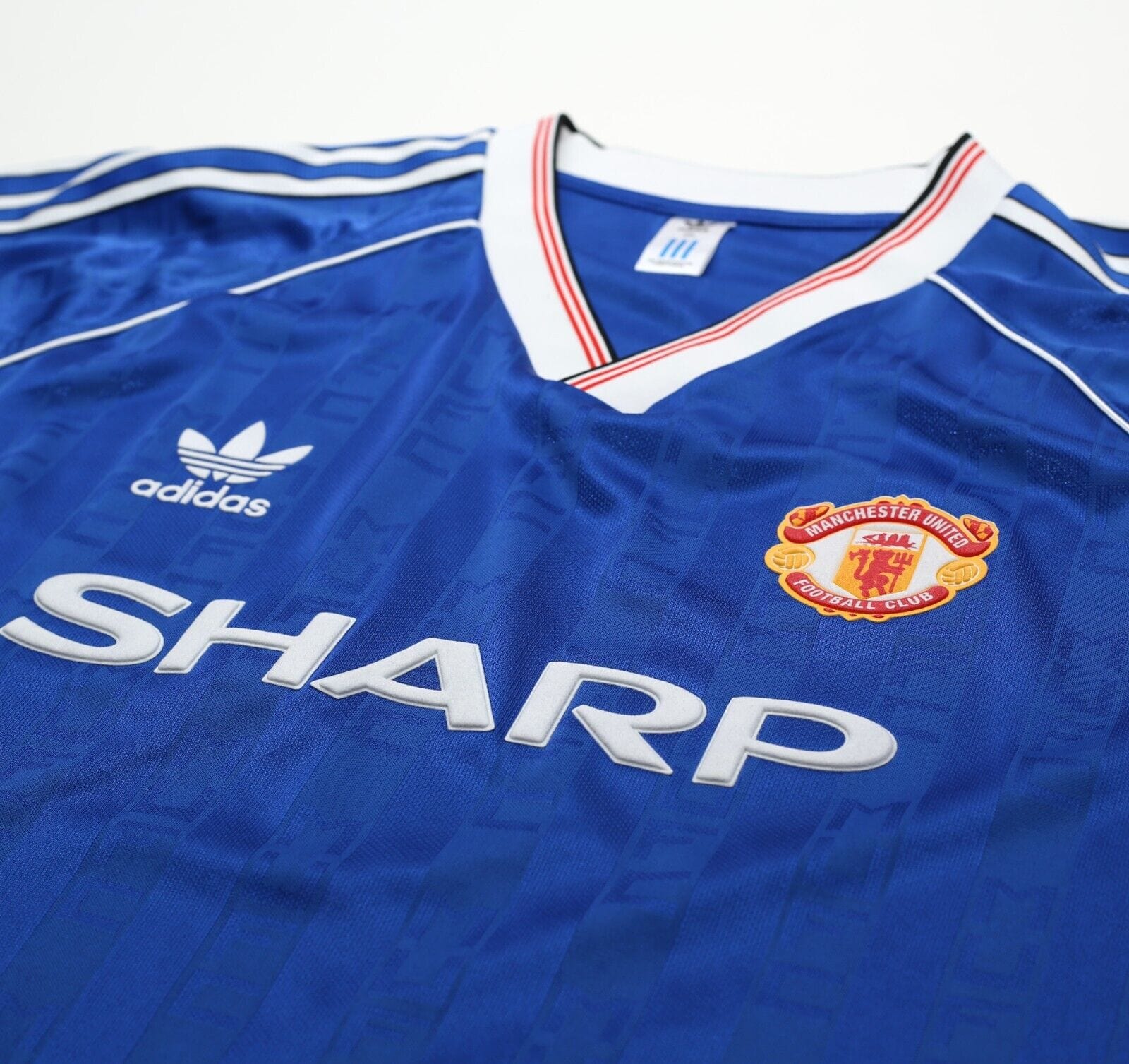 1988/90 ROBSON #7 Manchester United adidas Originals Third Shirt (XXL)