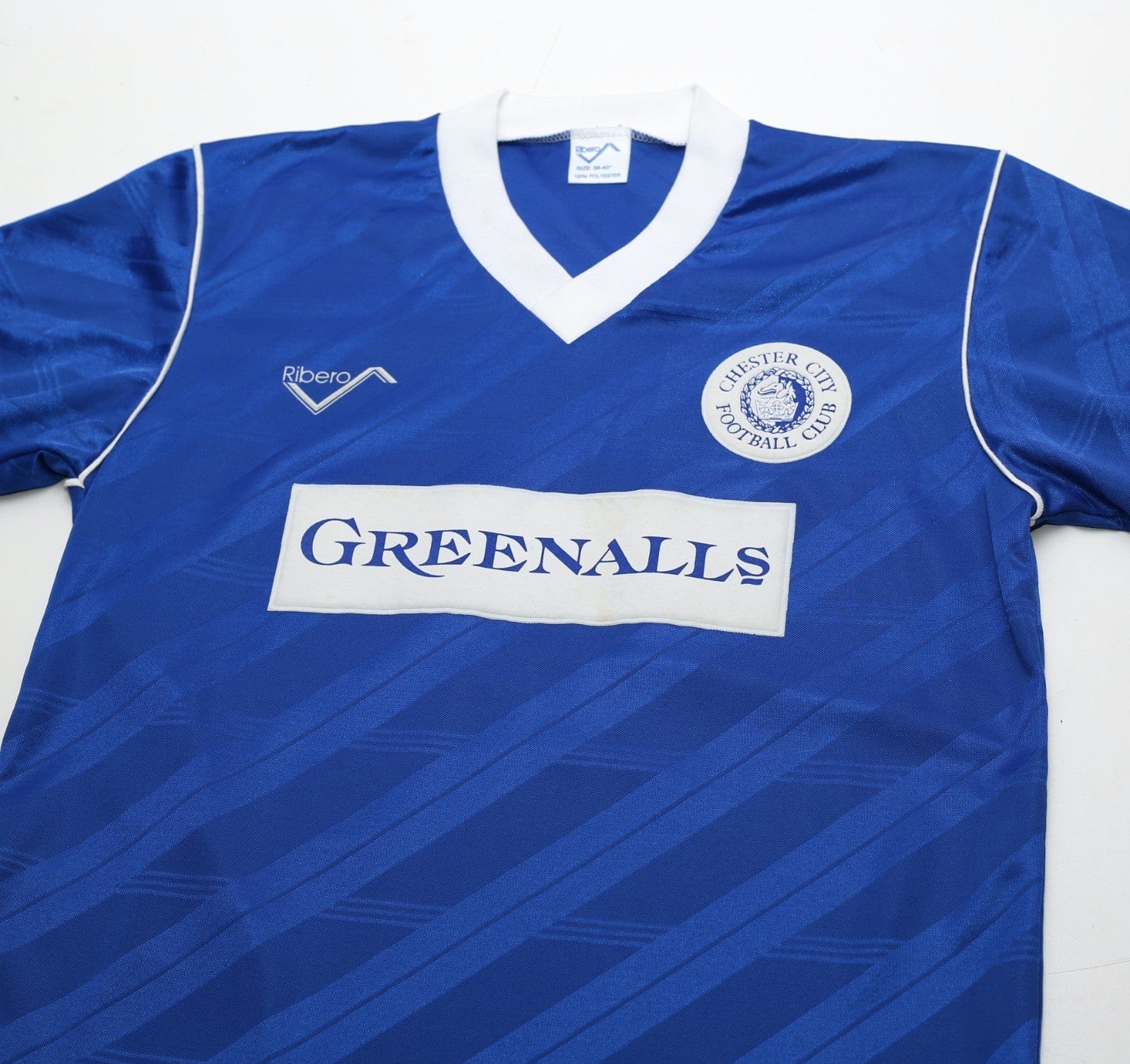 1989/90 CHESTER CITY Vintage Ribero Football Home Shirt (38/40) M