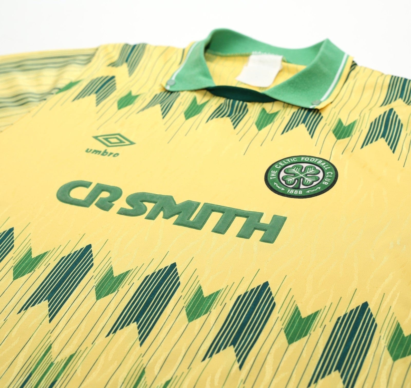 1989/91 CELTIC Vintage Umbro Away Football Shirt (M)
