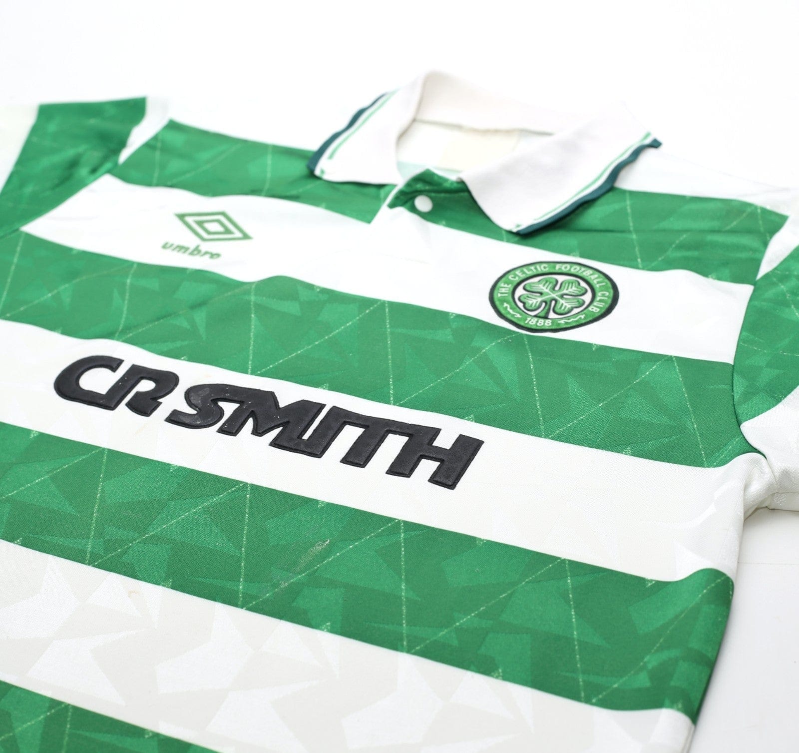 1989/91 CELTIC Vintage Umbro Home Football Shirt (M)