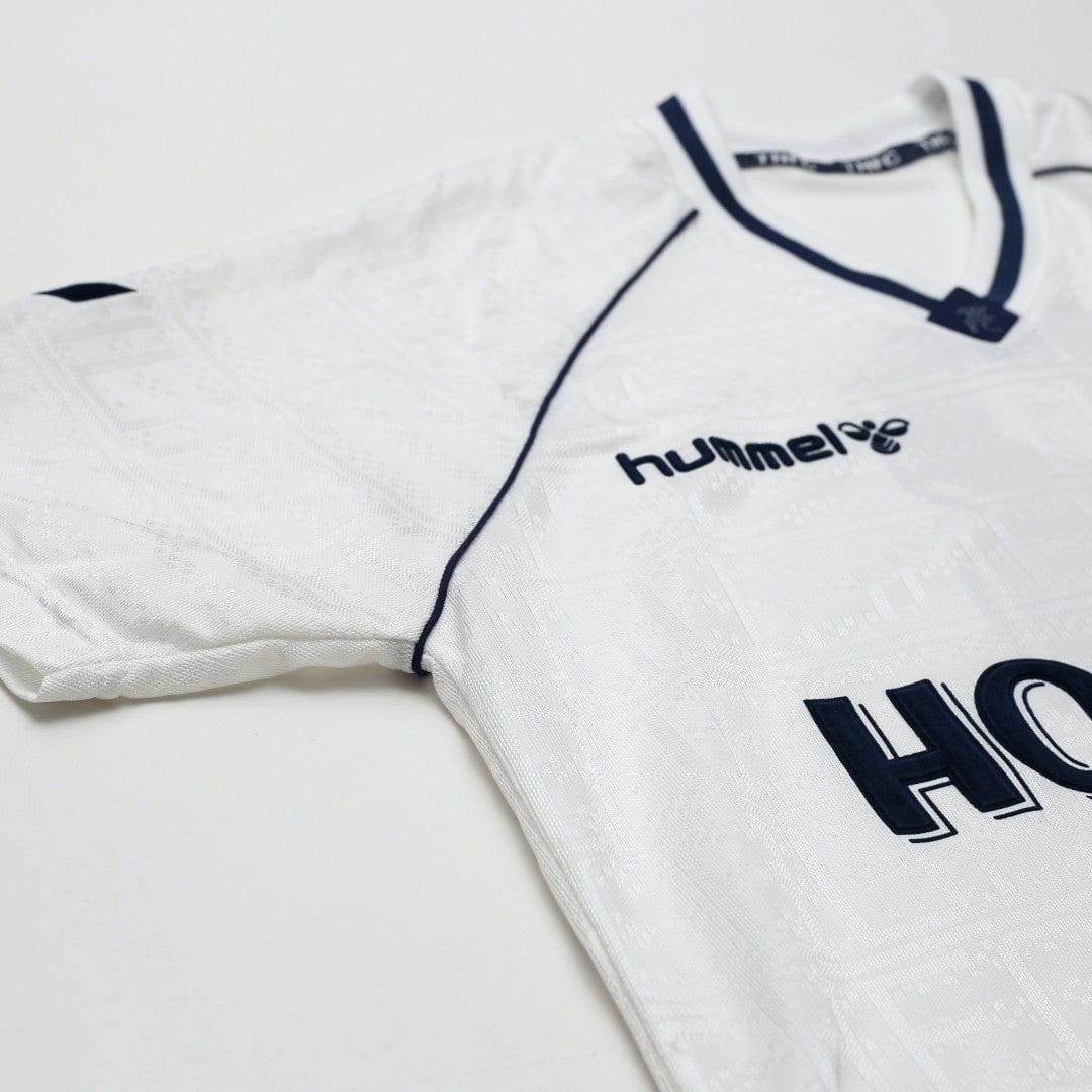 1989/91 Gascoigne #8 Tottenham Hotspur Vintage Hummel Home Football Shirt (M)