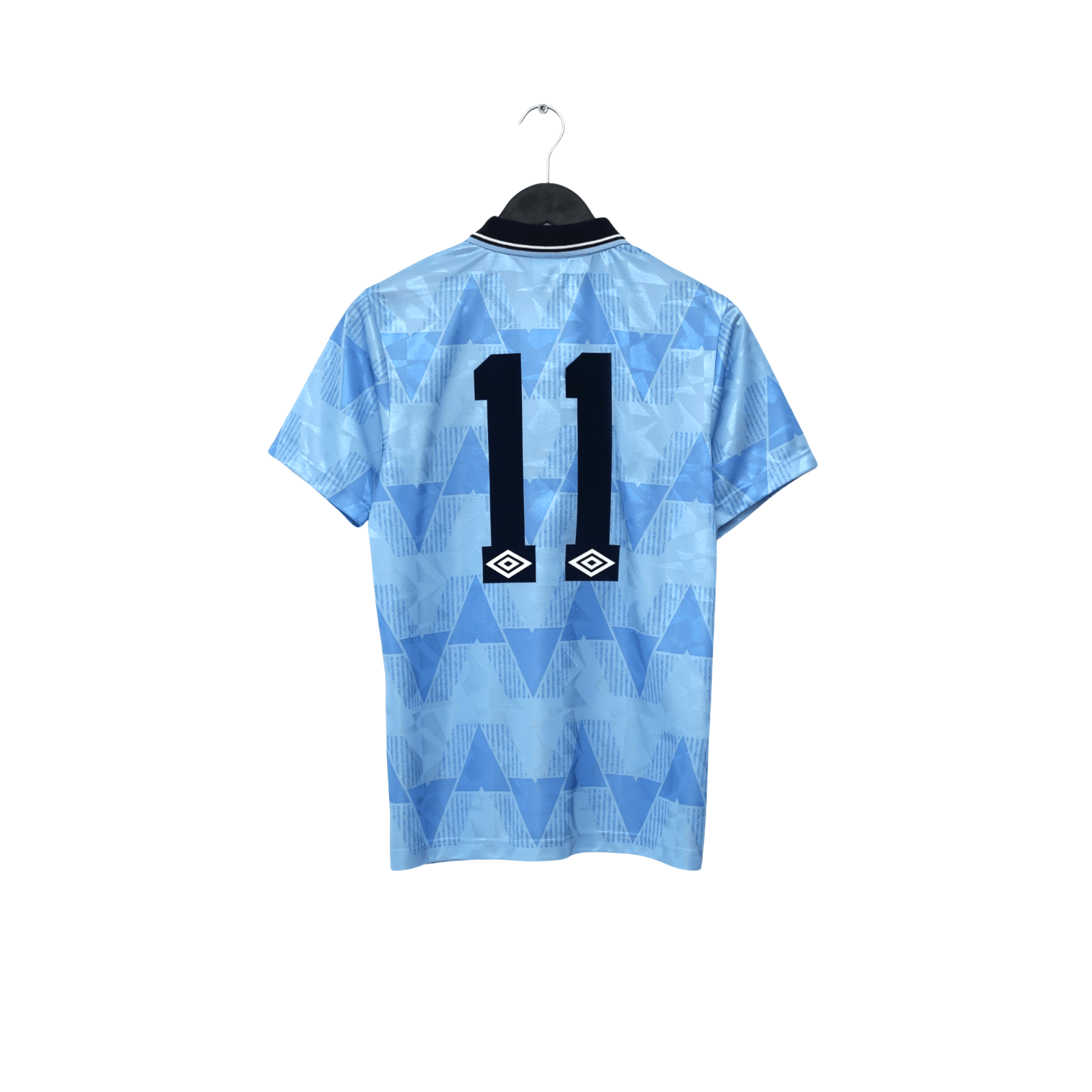 1989/91 Lake #11 Manchester City Retro Umbro Home Football Shirt (S)