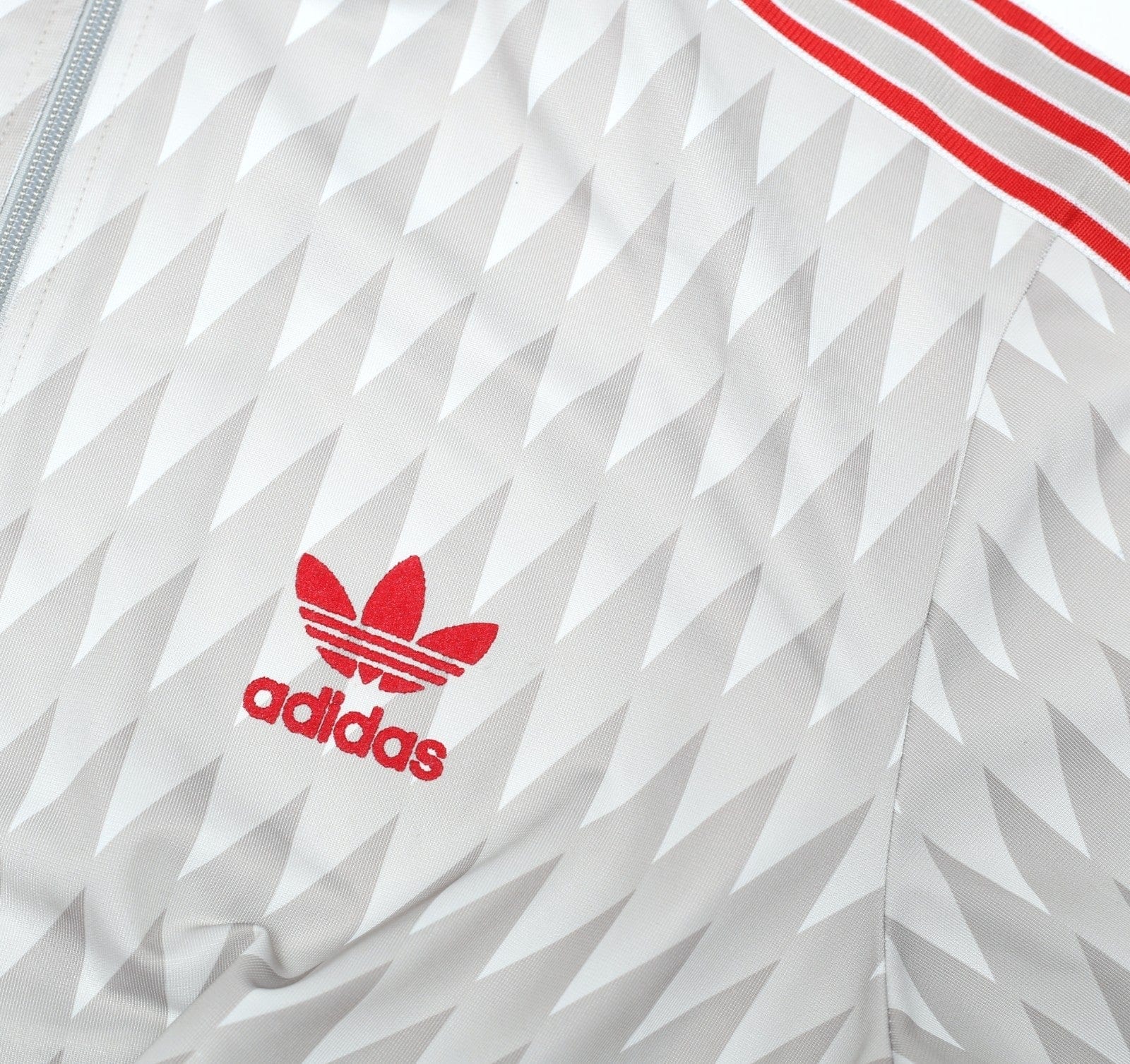 1989/91 LIVERPOOL Retro adidas Originals Candy Football Jacket Track Top (L)