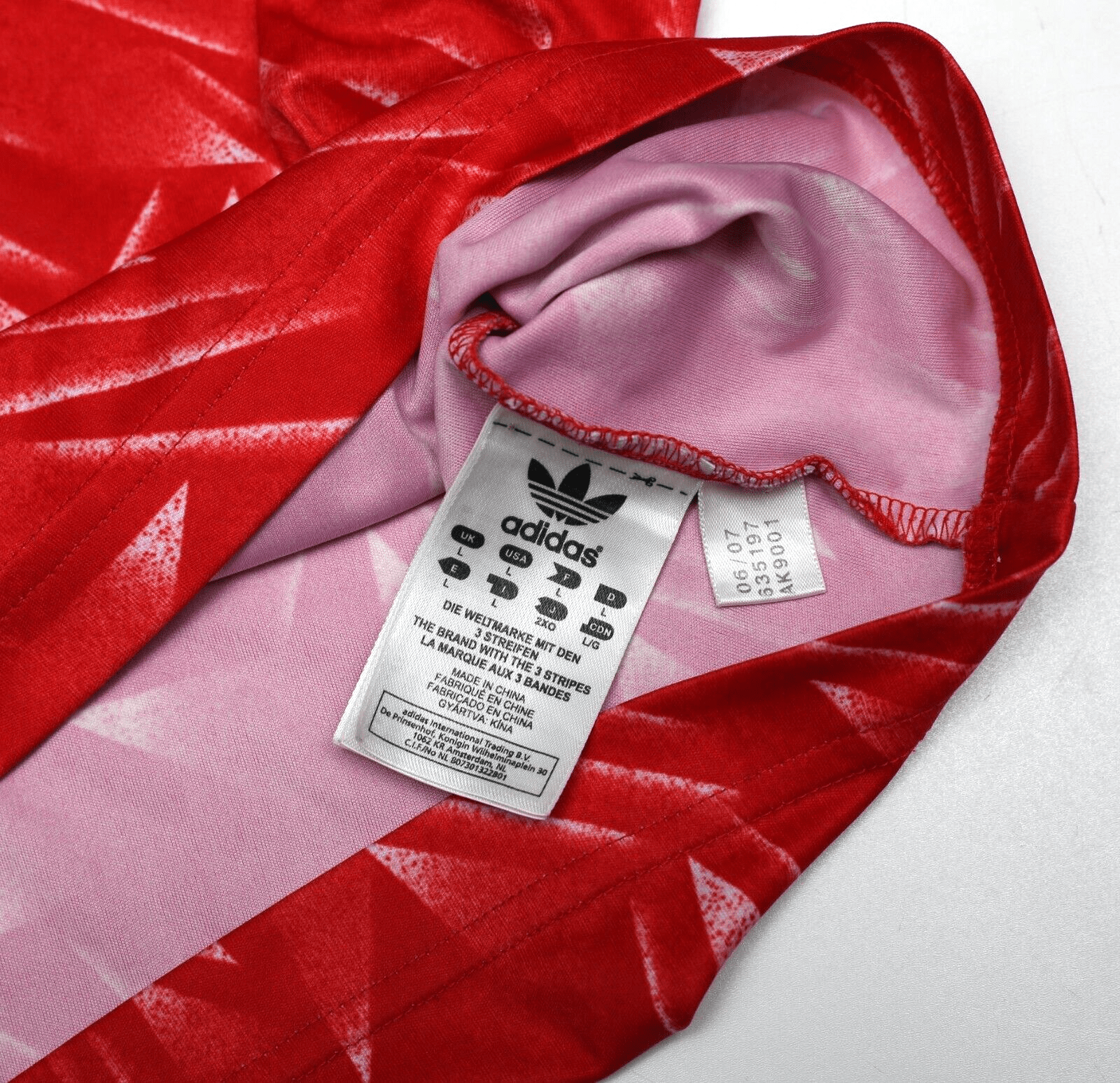 1989/91 LIVERPOOL Retro adidas Originals Candy Home Football Shirt (L)