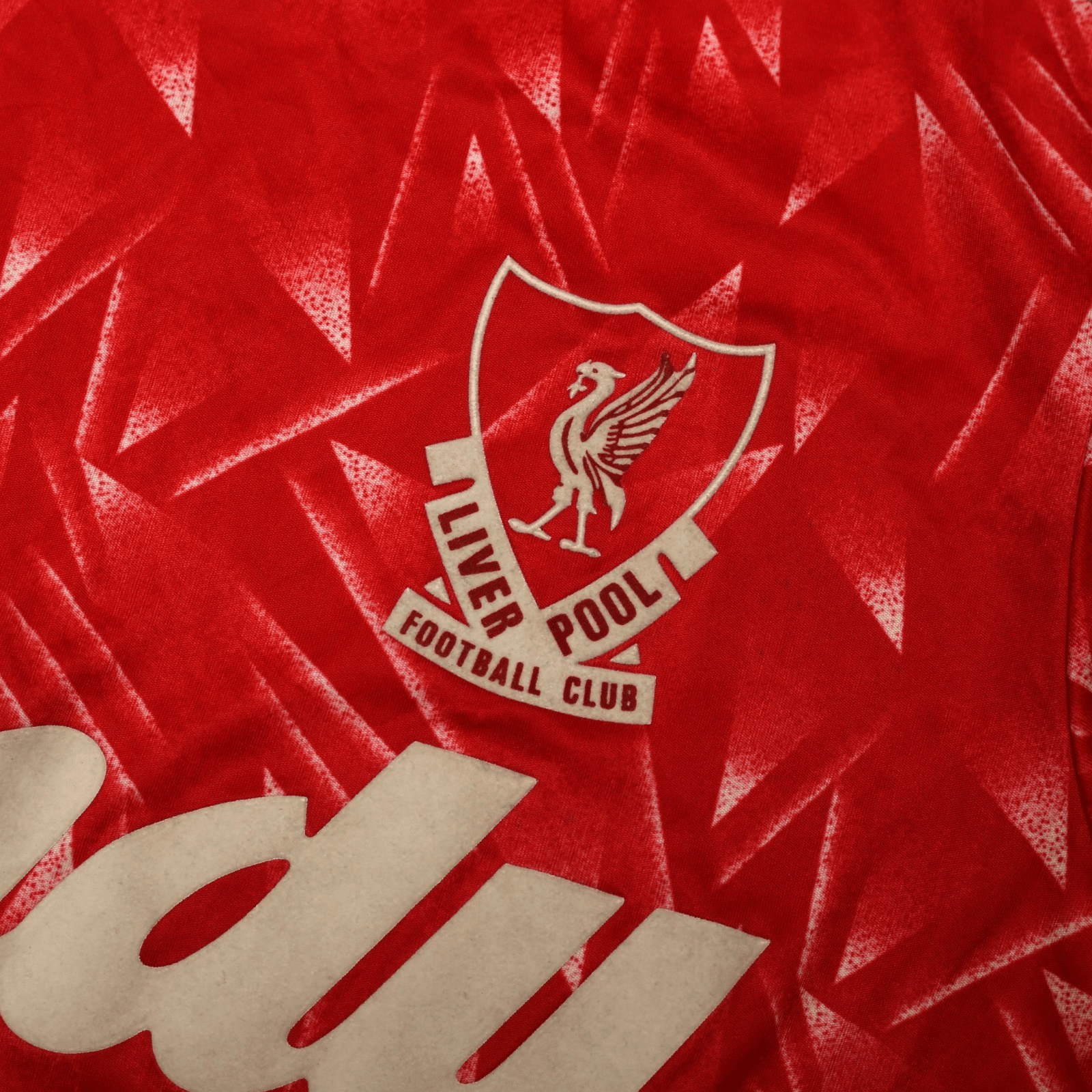 1989/91 Liverpool Retro adidas Originals Home Football Shirt (L) CANDY