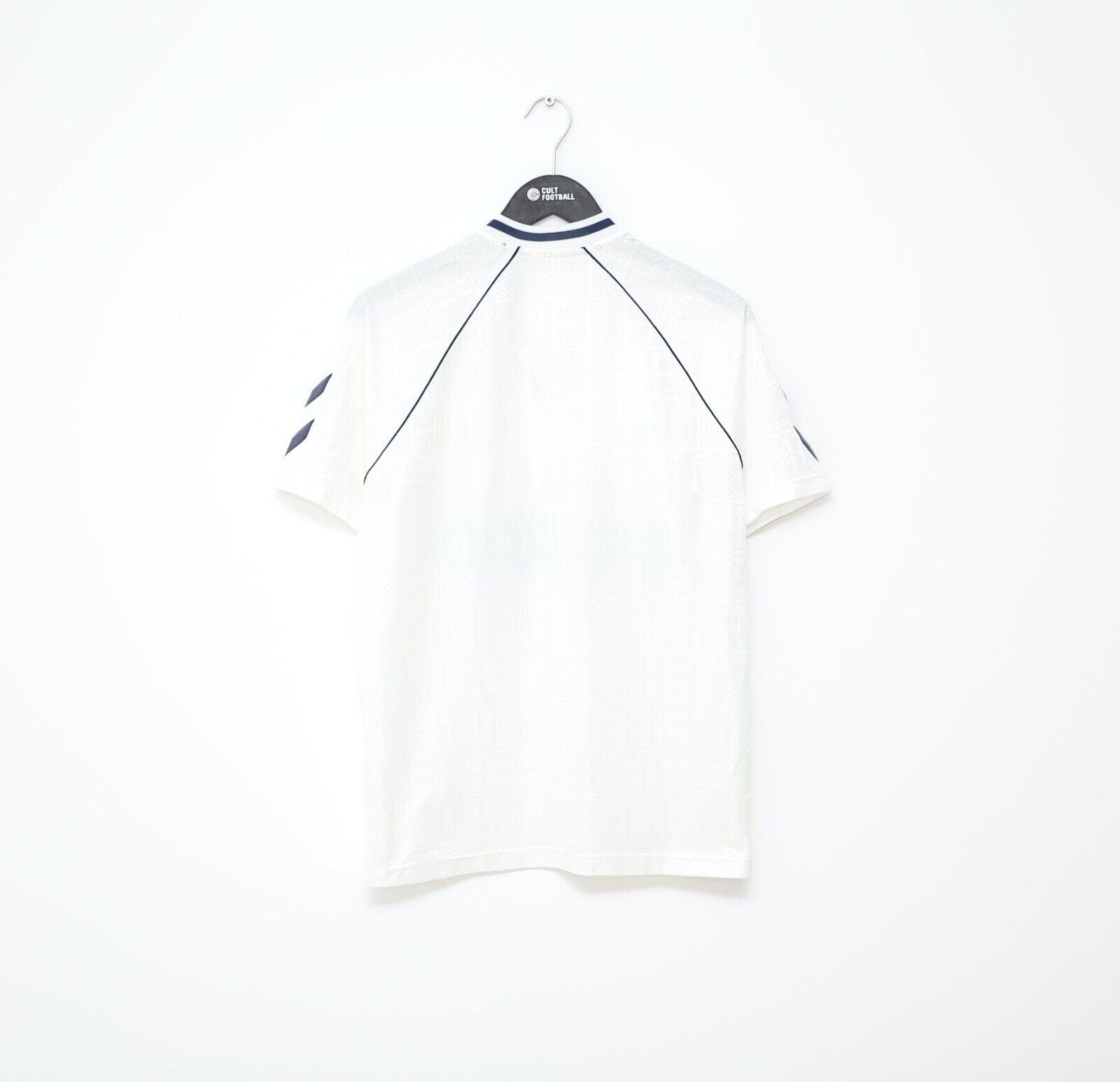 1989/91 TOTTENHAM HOTSPUR Vintage Hummel Home Football Shirt Jersey (M)