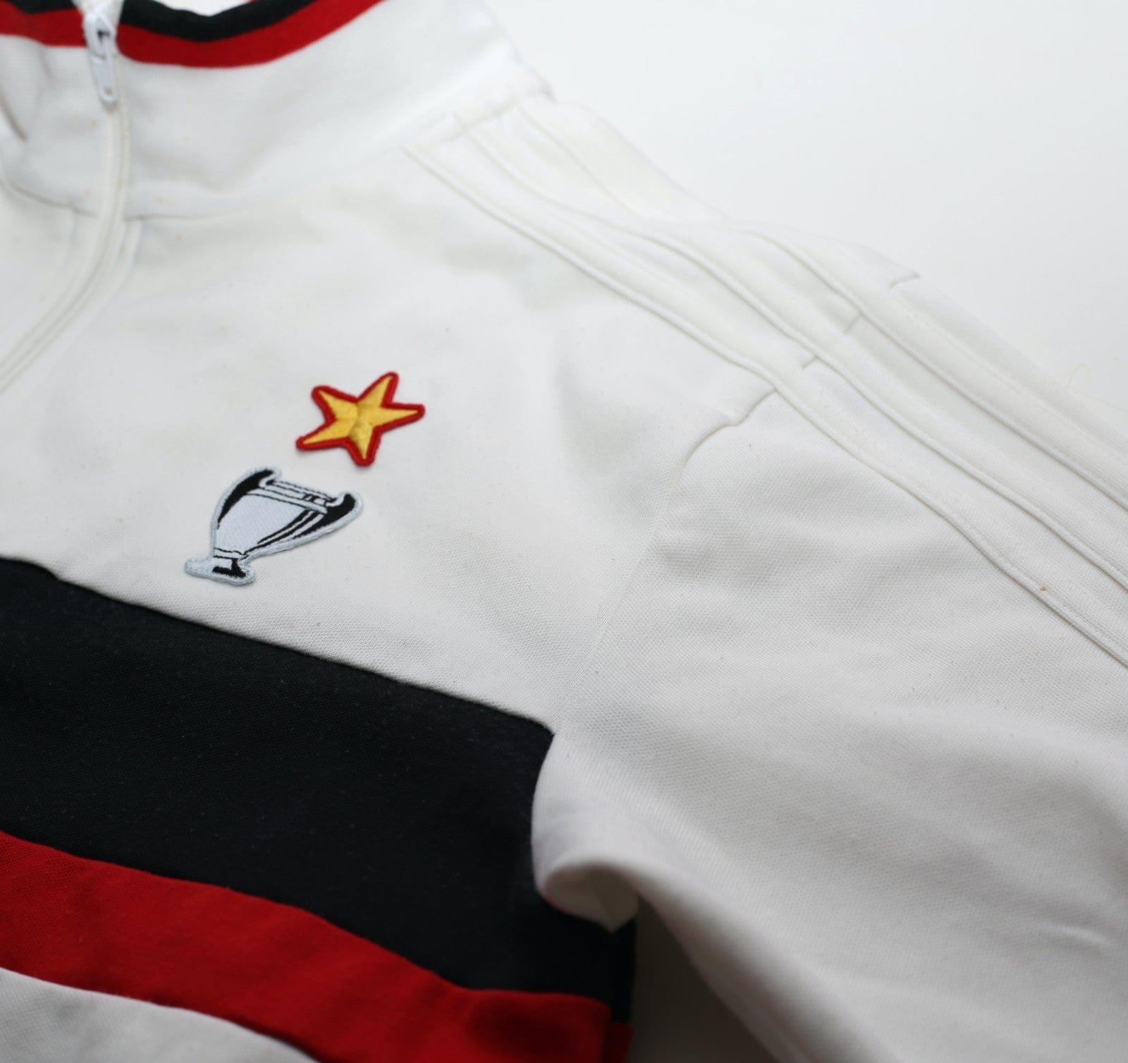 1990/91 AC MILAN Retro adidas Originals Football Track Top (S)