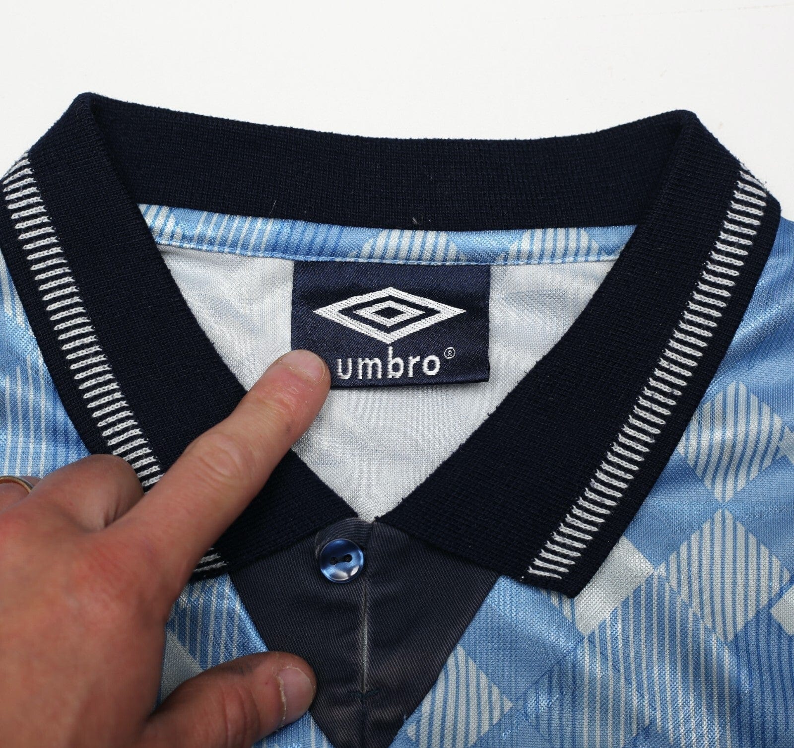 1990/92 ENGLAND Retro Official Umbro ReIssue 3rd Football Shirt (XL) Italia 90