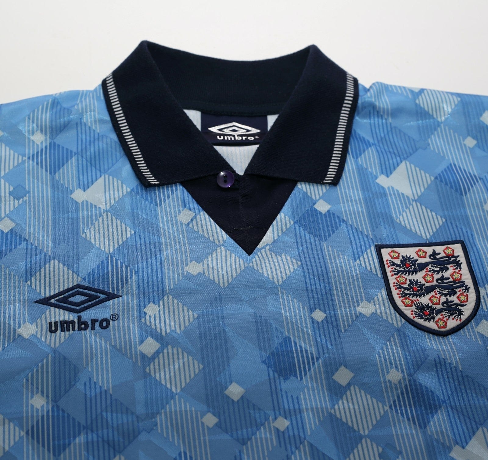 1990/92 ENGLAND Retro Umbro Third Football Shirt (XL) Italia 90