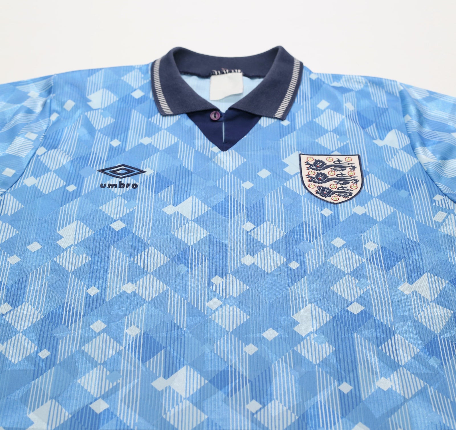 1990/92 ENGLAND Vintage Umbro 3rd Football Shirt (S) Italia 90
