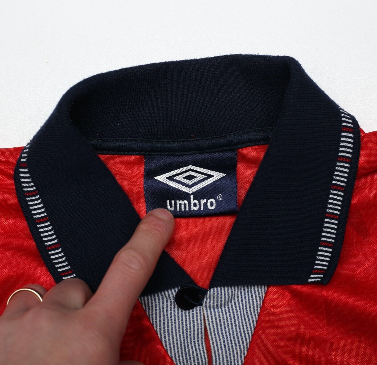 1990/92 GASCOIGNE #19 England Retro Umbro Away Football Shirt (S) Italia 90