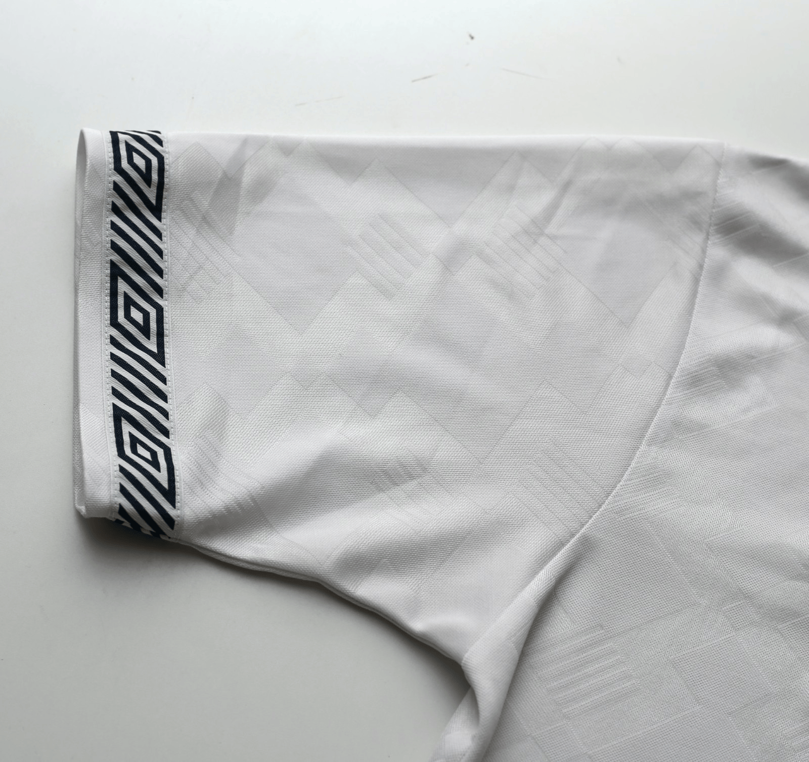 1990/92 GASCOIGNE #19 England Retro Umbro Home Football Shirt (M) Italia 90