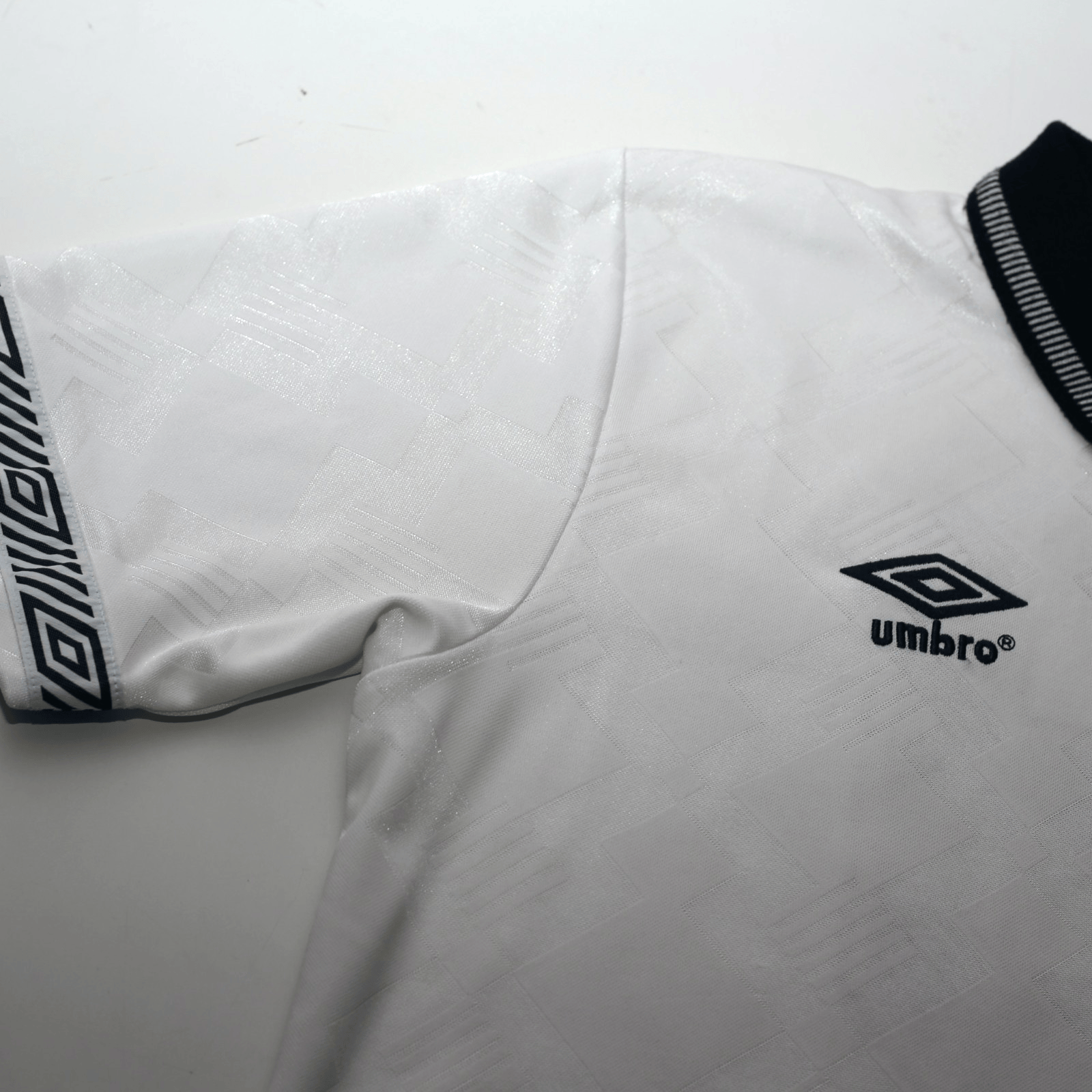 1990/92 Gascoigne #19 England Retro Umbro Home Football Shirt (M) Italia 90