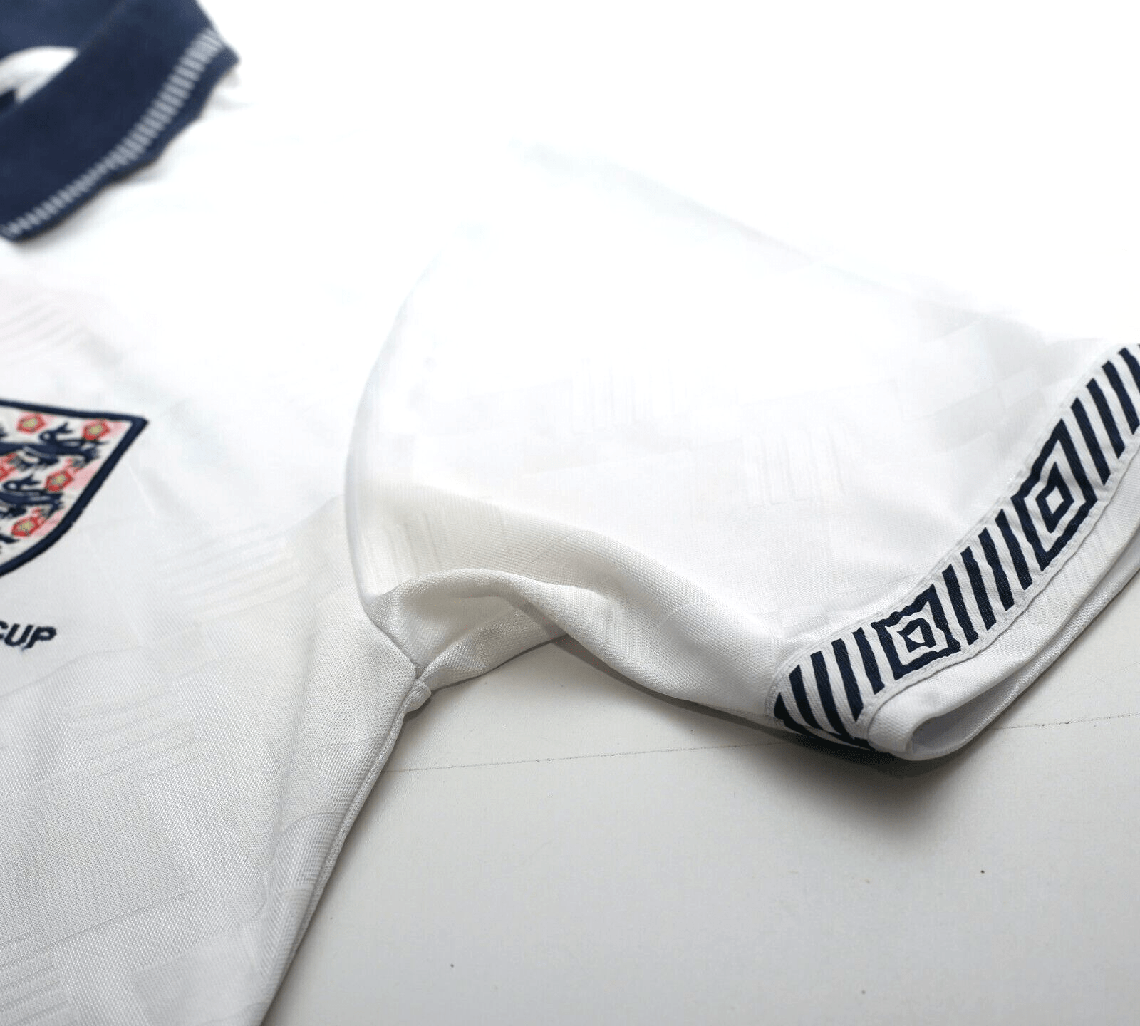 1990/92 GASCOIGNE #19 England Retro Umbro Home Football Shirt (S) Italia 90